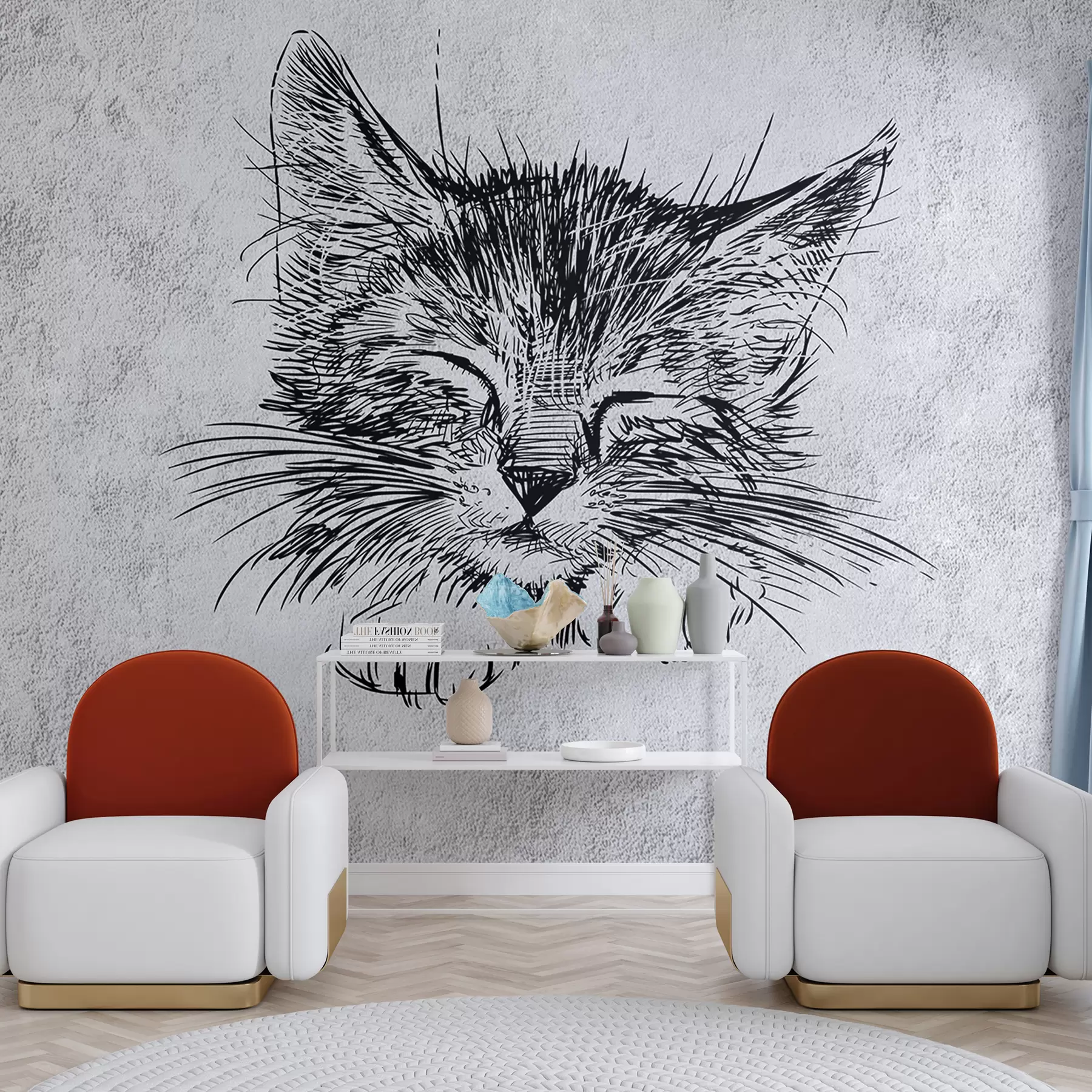 Fotobehang Kat, katachtigen van carnivoren u43536