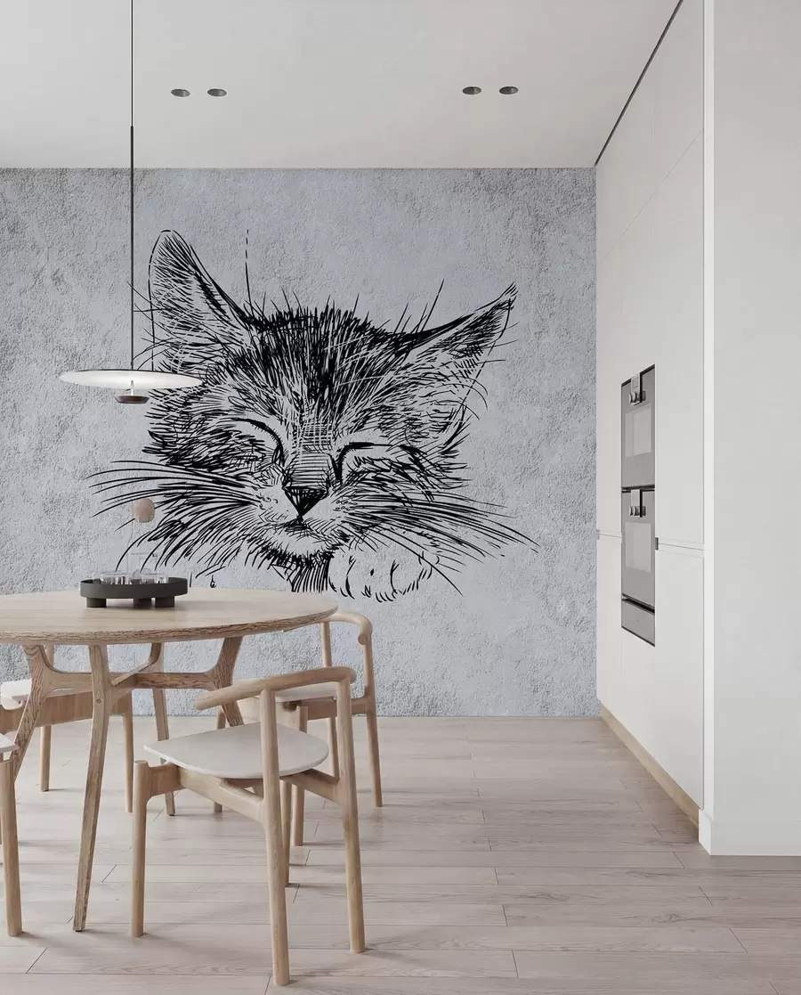 Fotobehang Kat, katachtigen van carnivoren u43536