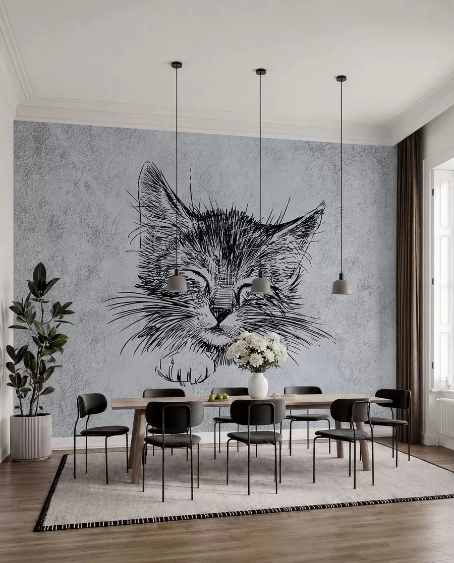 Fotobehang Kat, katachtigen van carnivoren u43536