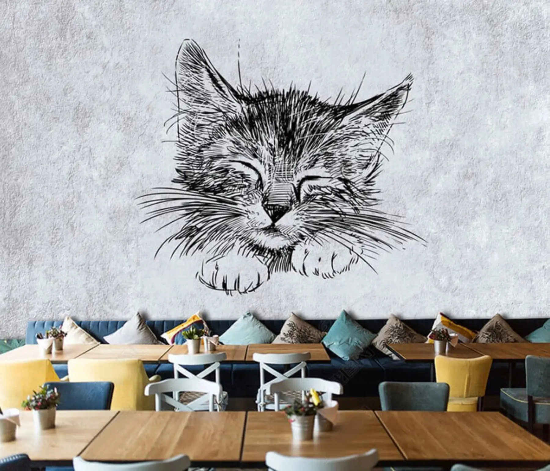 Fotobehang Kat, katachtigen van carnivoren u43536