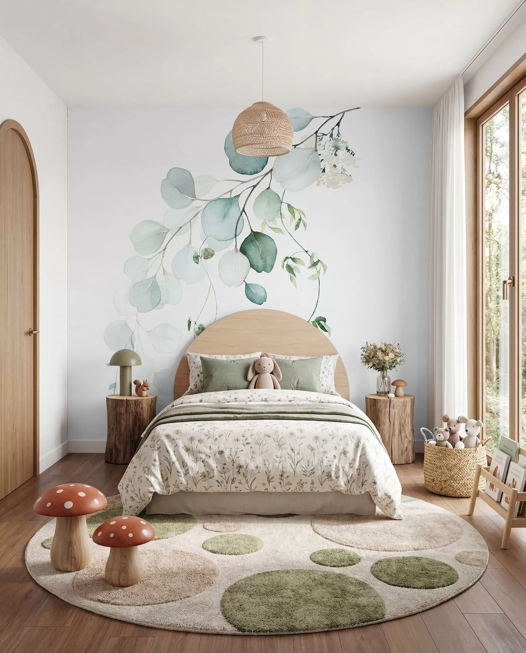 Fotobehang Slingerende eucalyptus u51026