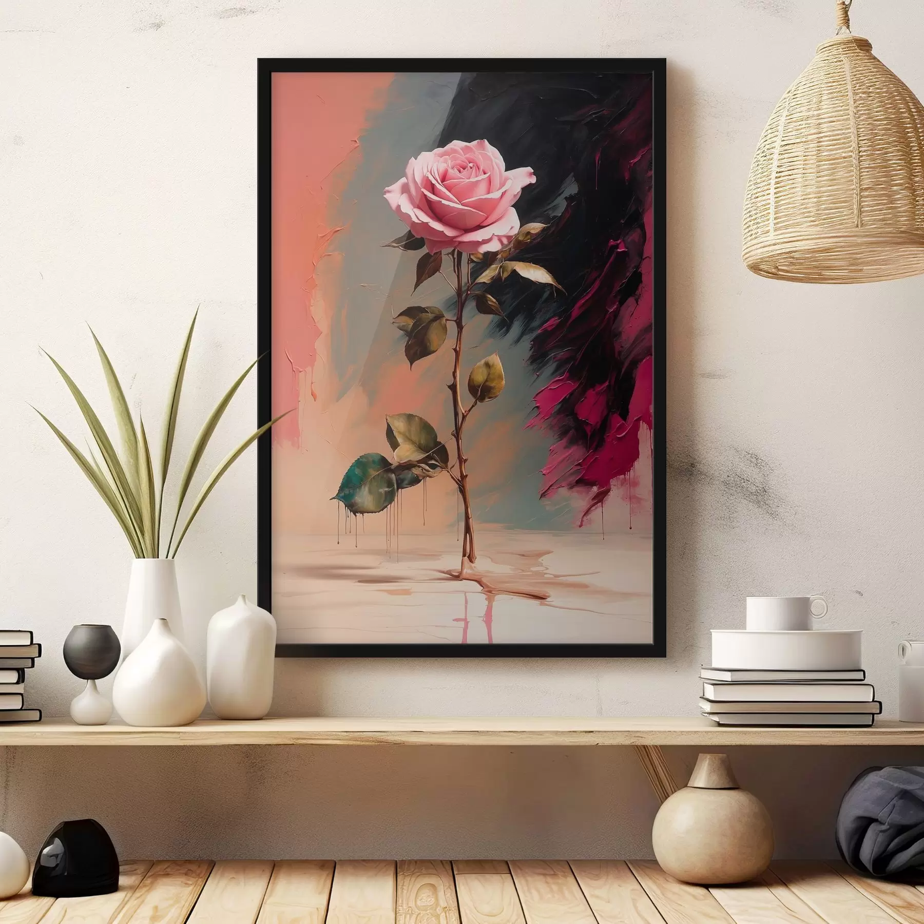 Fotobehang Bloeiende schoonheid in levendige kleuren f39004