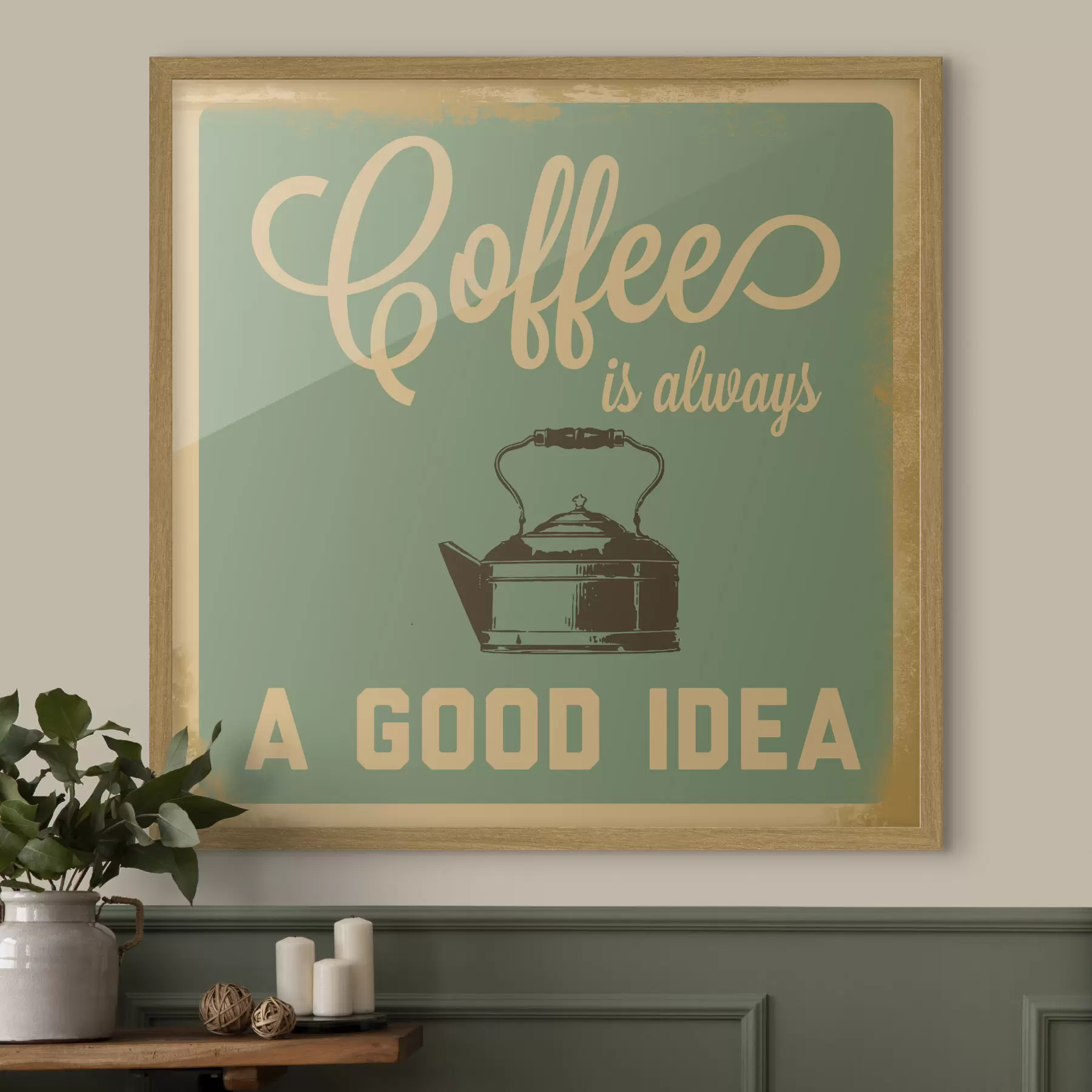 Fotobehang Koffie en vreugde f07842