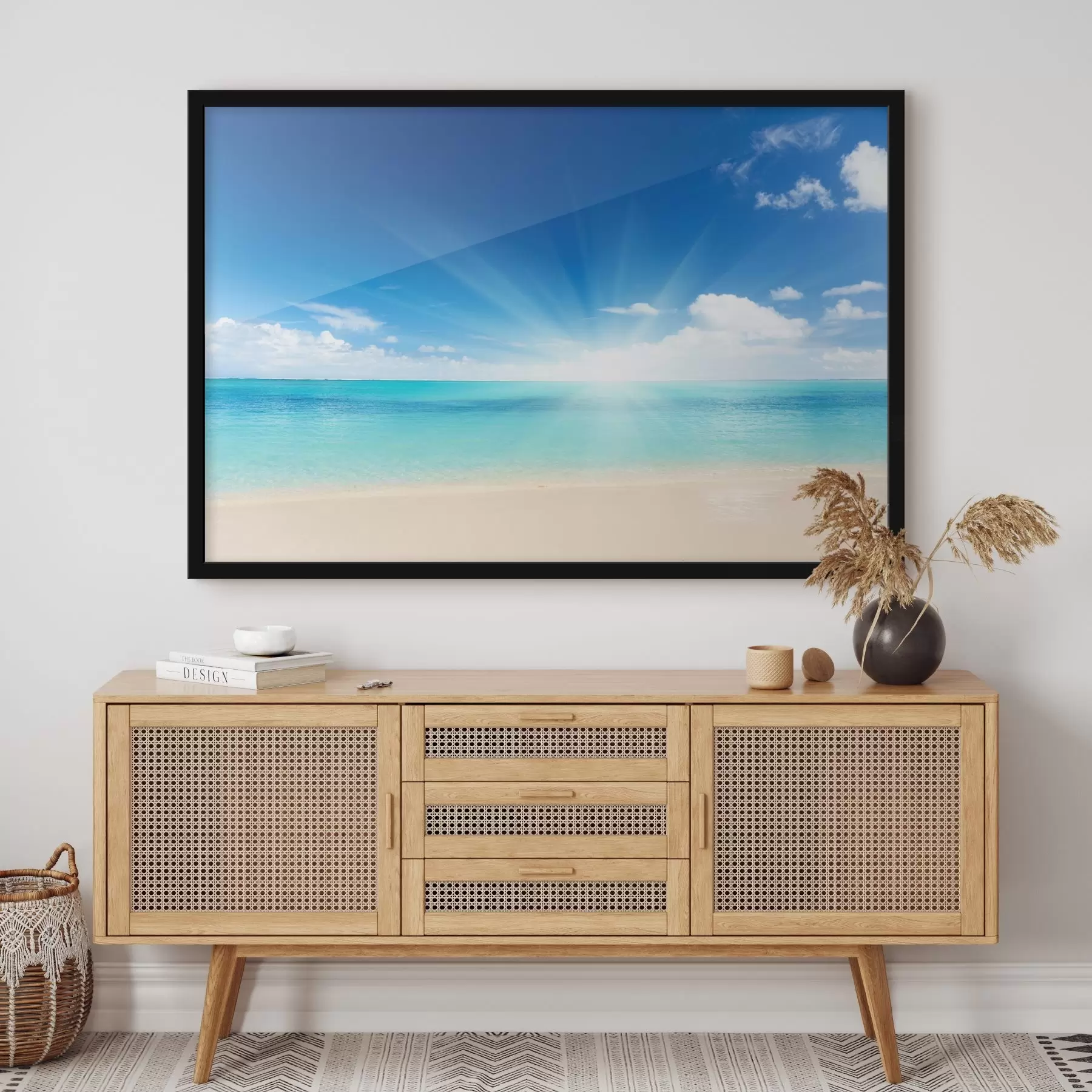 Fotobehang Water, wolken en lucht f15235