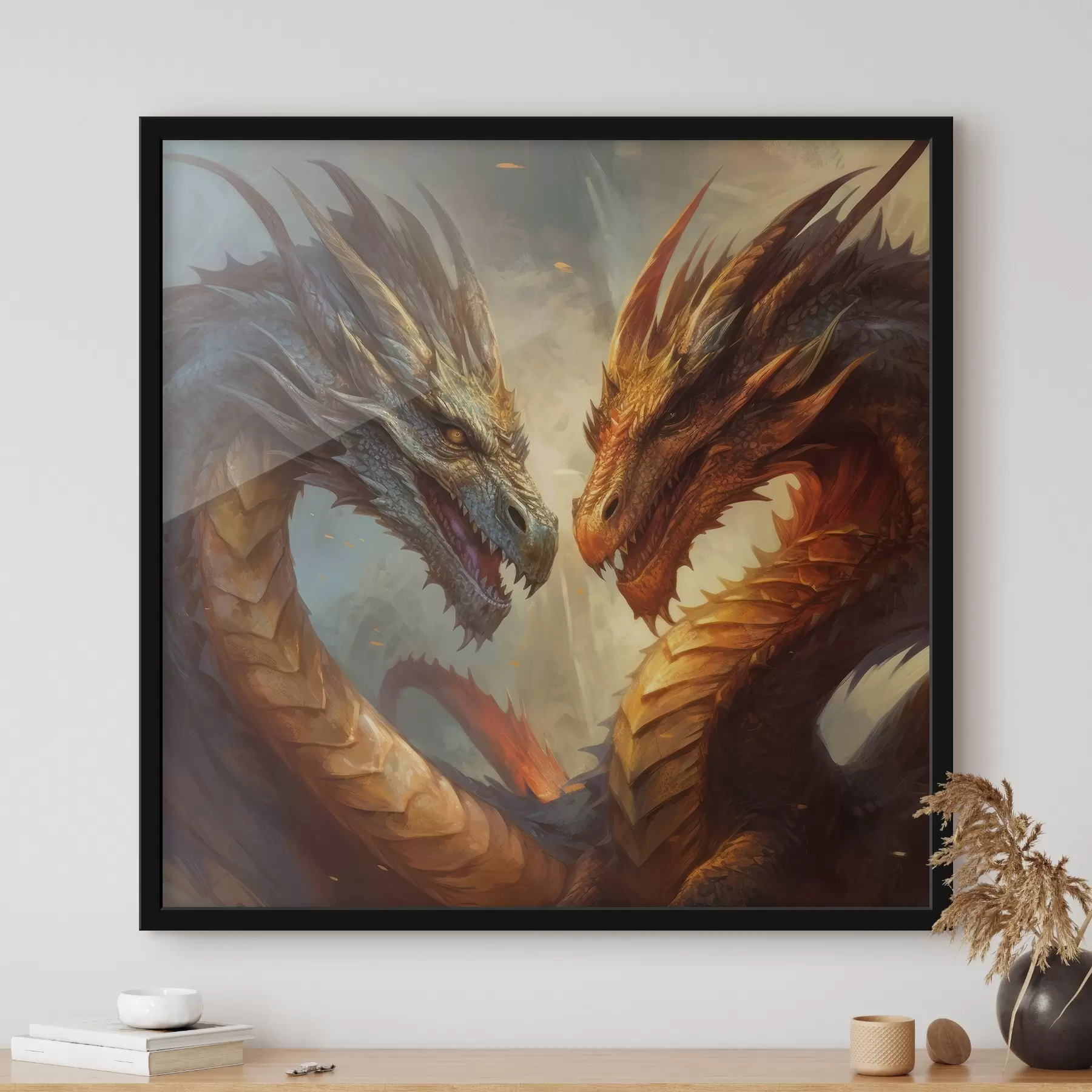 Fotobehang Twee draken f32598