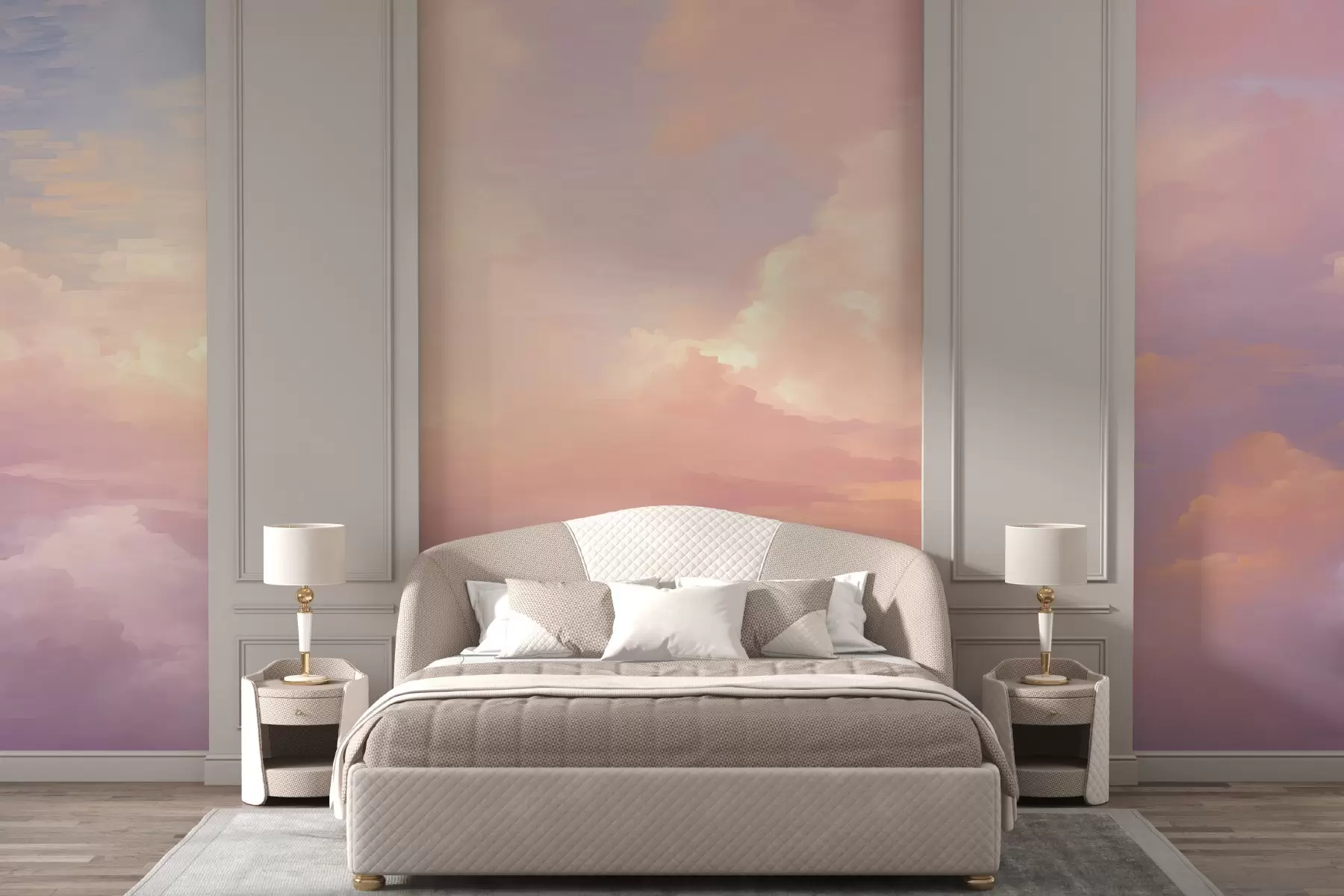 Fotobehang Heldere zonsondergang w02605