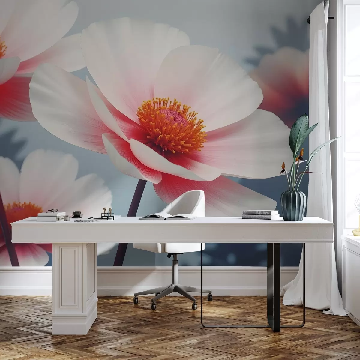Fotobehang Kleurrijke bloemen w02612