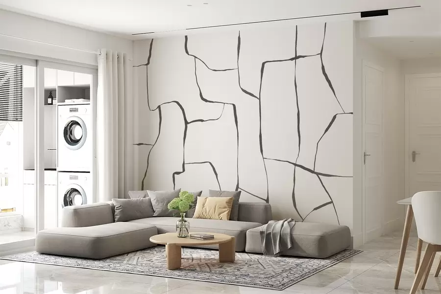Fotobehang Abstracte lijnen w08574v1