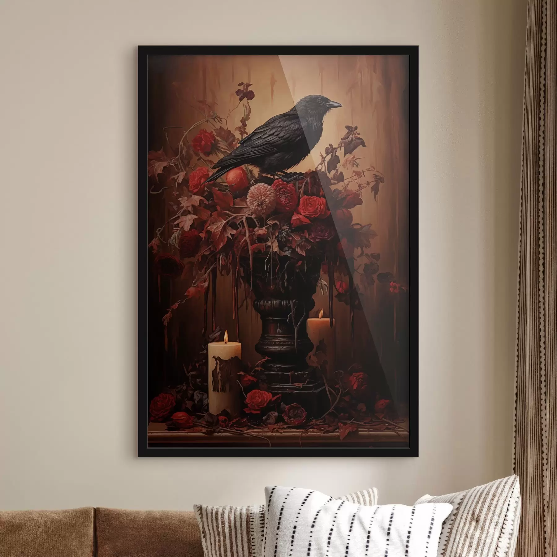 Fotobehang Zwarte schildwacht f42282