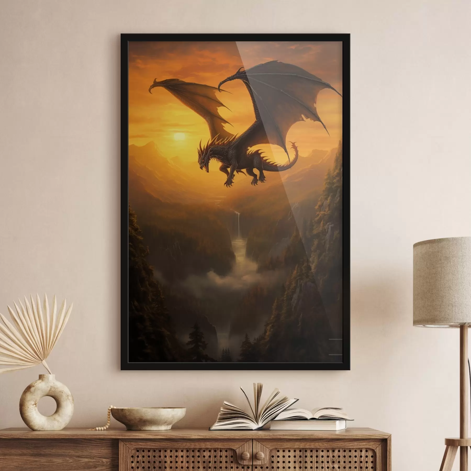 Fotobehang Beschermer van de bergen f42288