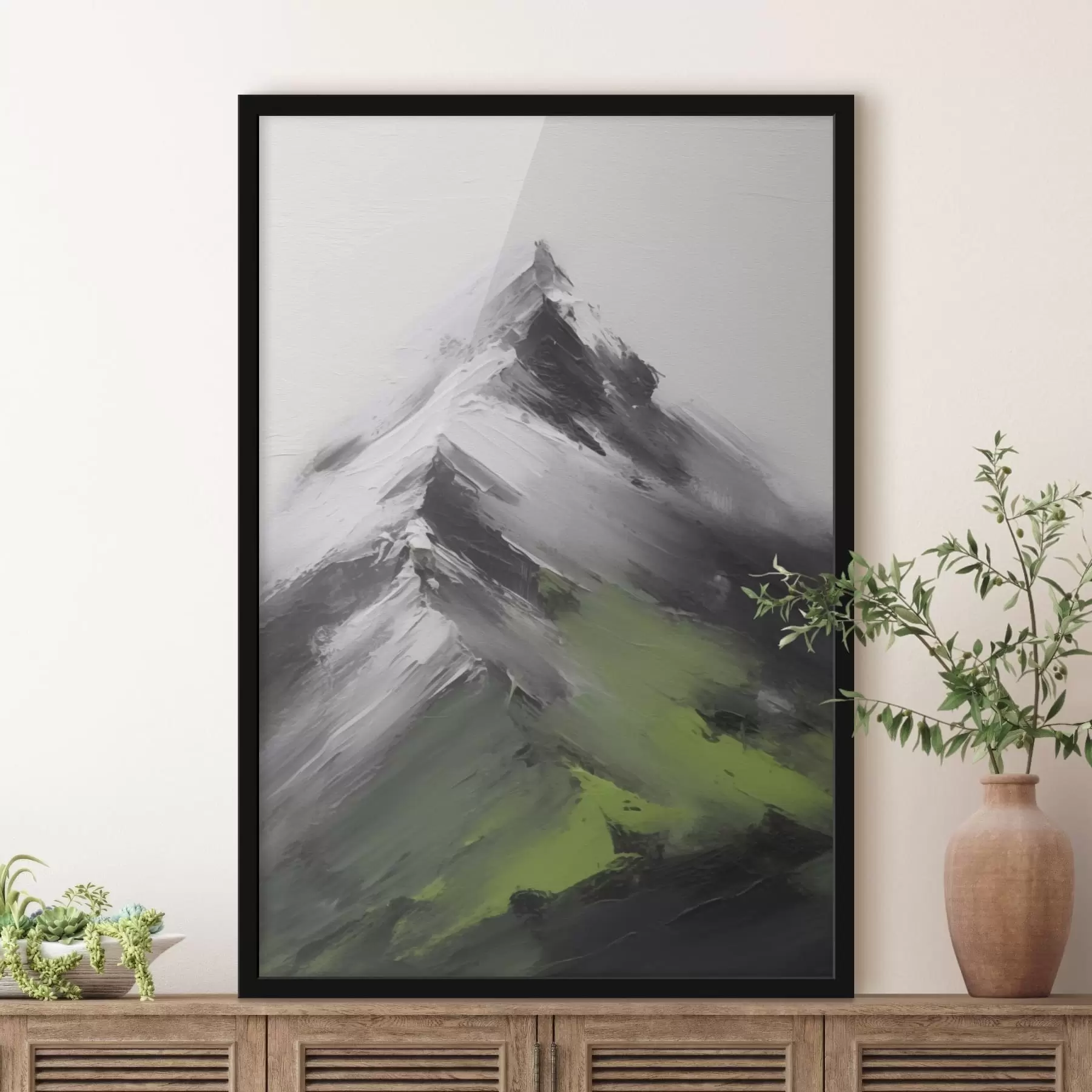  Schilderijen Abstracte berg f42310
