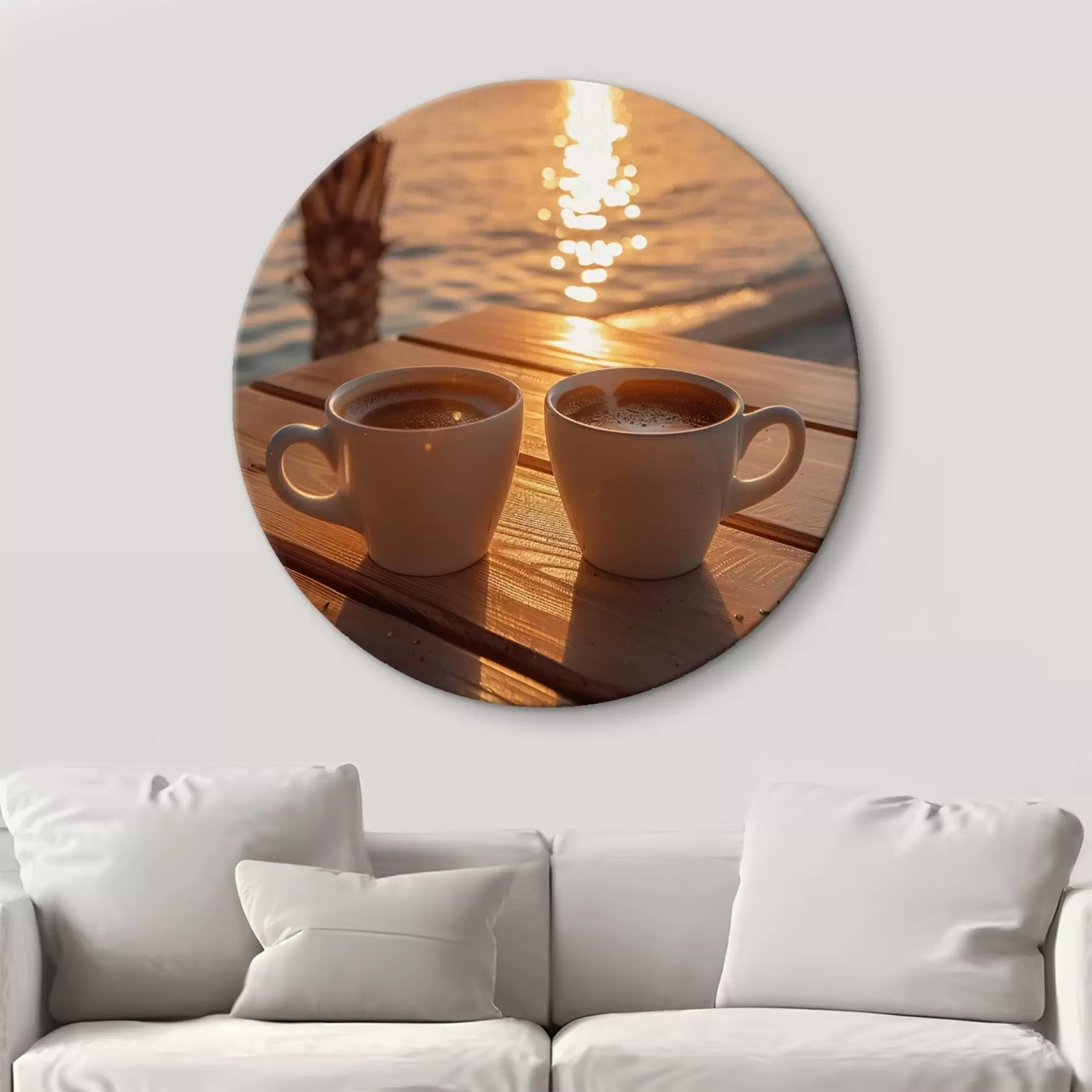  Schilderijen Koffie aan zee r41431