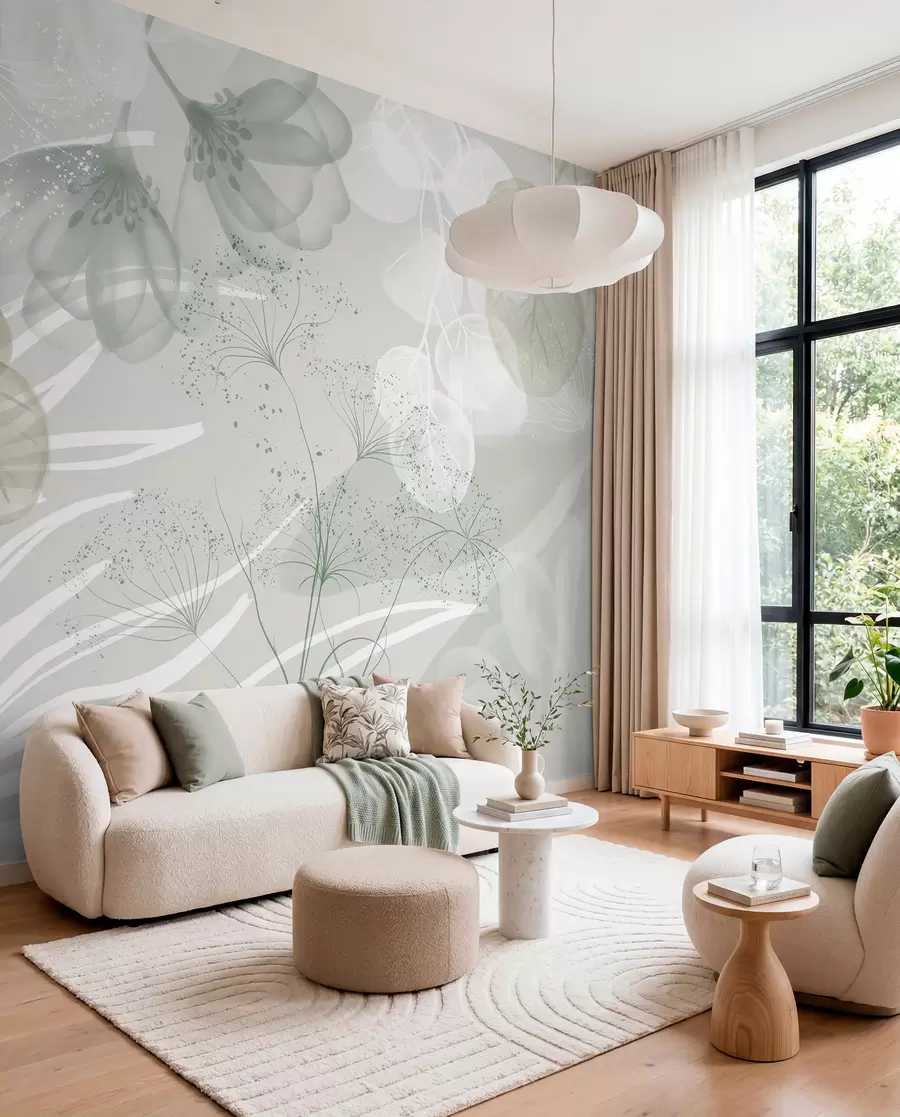 Fotobehang Sluiers van eucalyptus w08599v1