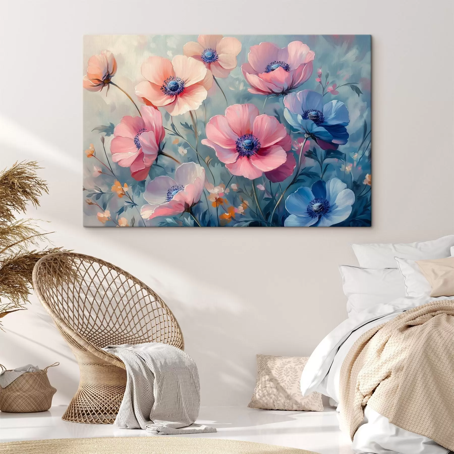  Schilderijen Roze wilde bloemen s42326