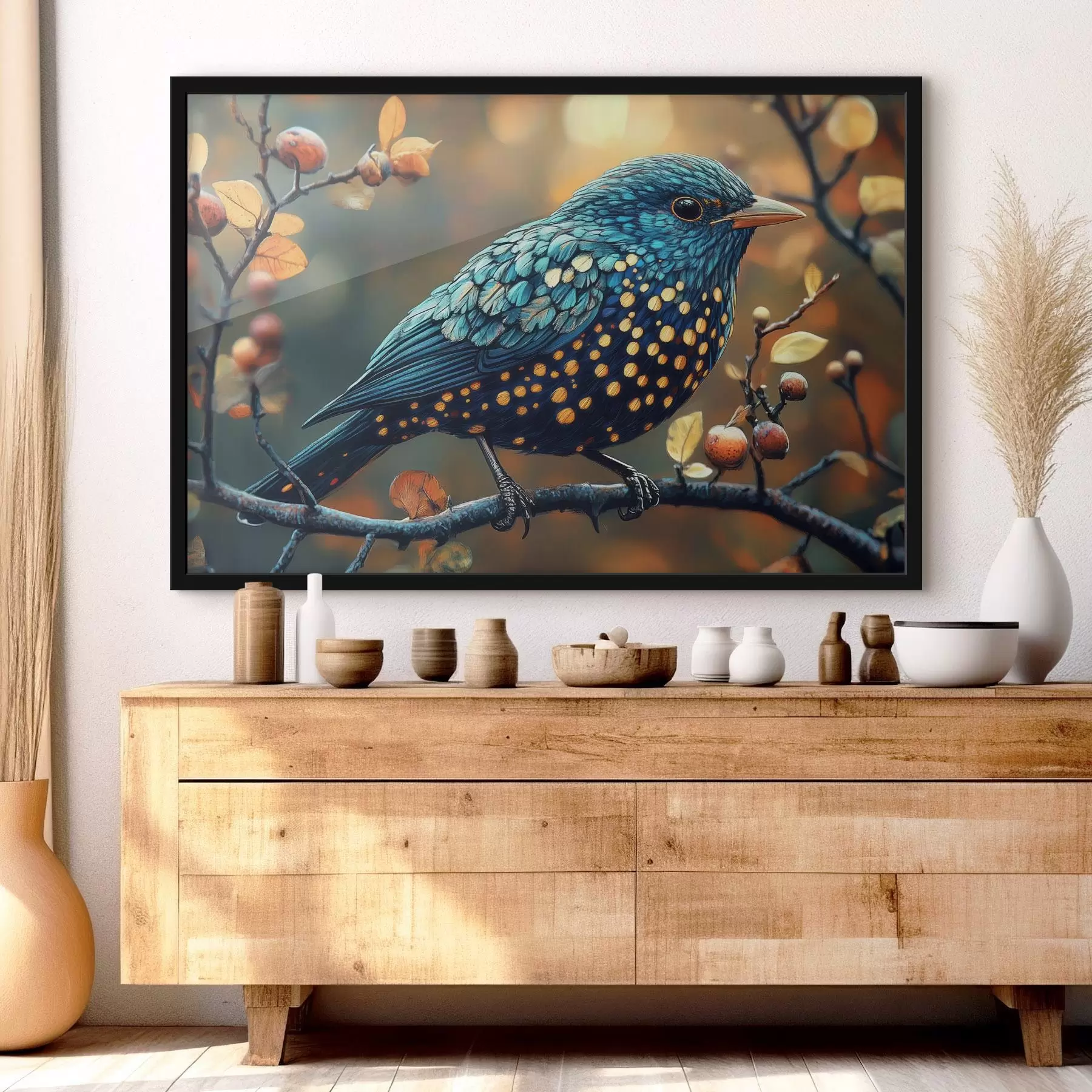 Fotobehang Grote heldere vogel f42329