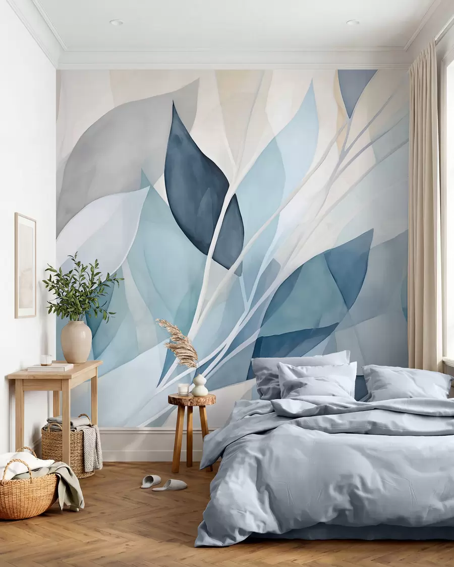 Fotobehang Abstracte bladeren w02701