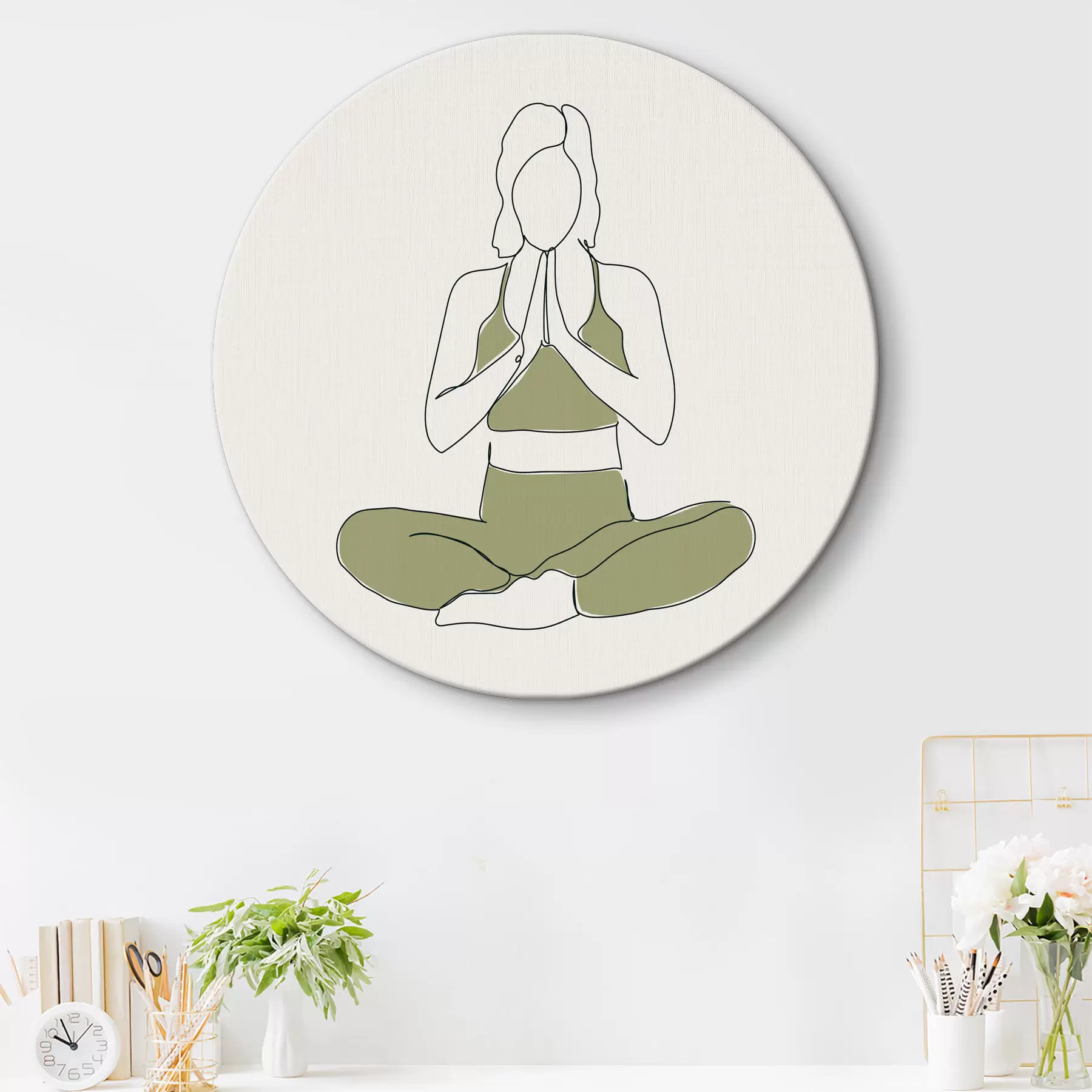 Fotobehang Gracieuze pose onder de zon r37991