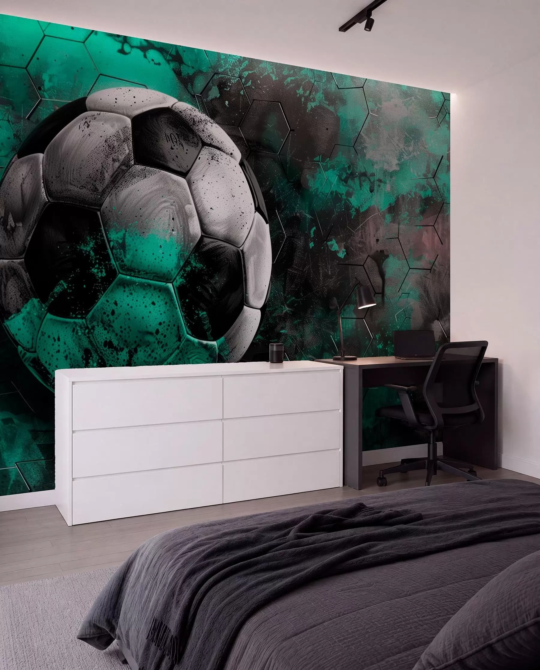 Fotobehang Voetbal w08618