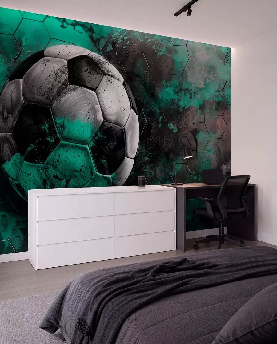 Fotobehang Voetbal w08618