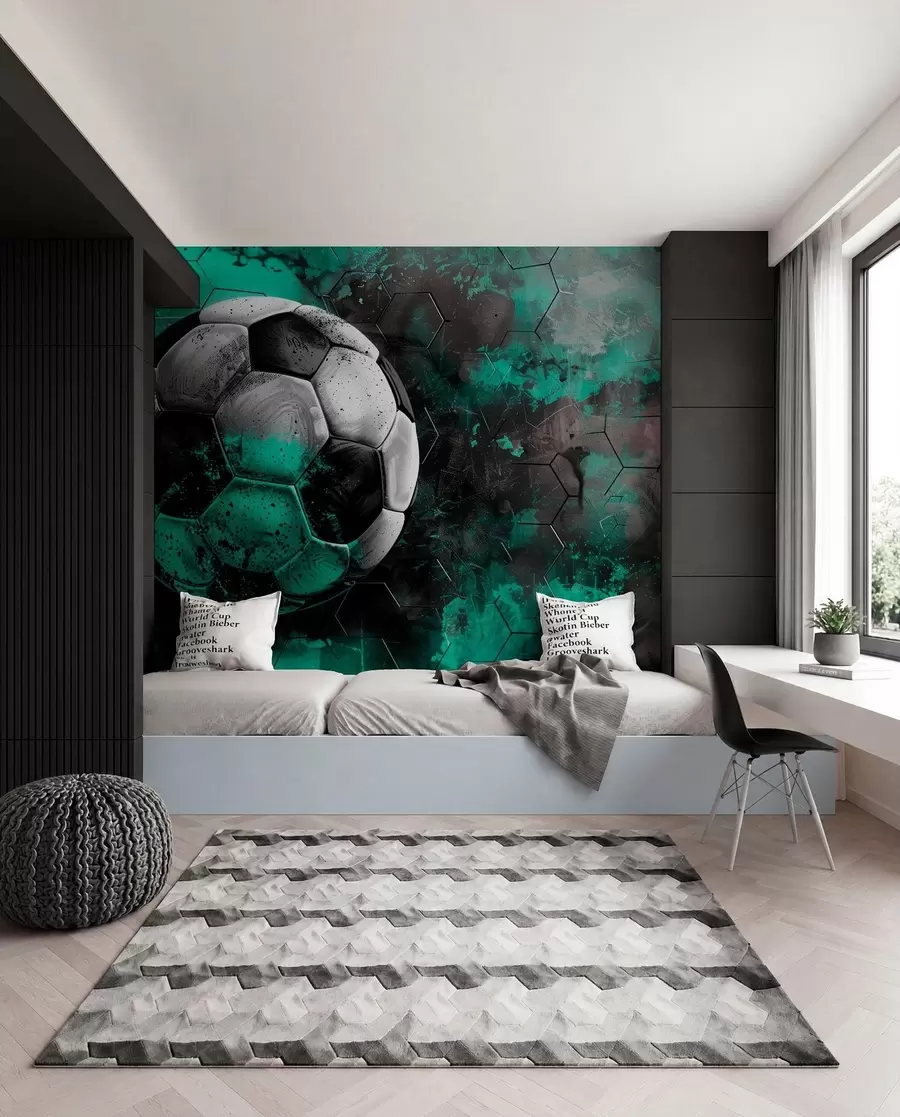Fotobehang Voetbal w08618