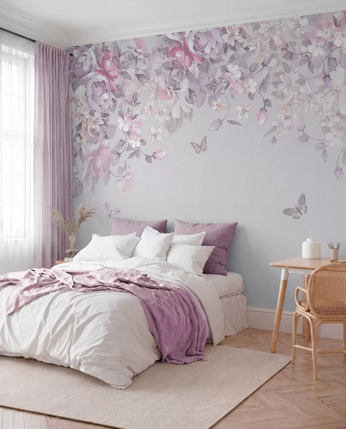 Fotobehang Roze tuinboog u94295v2