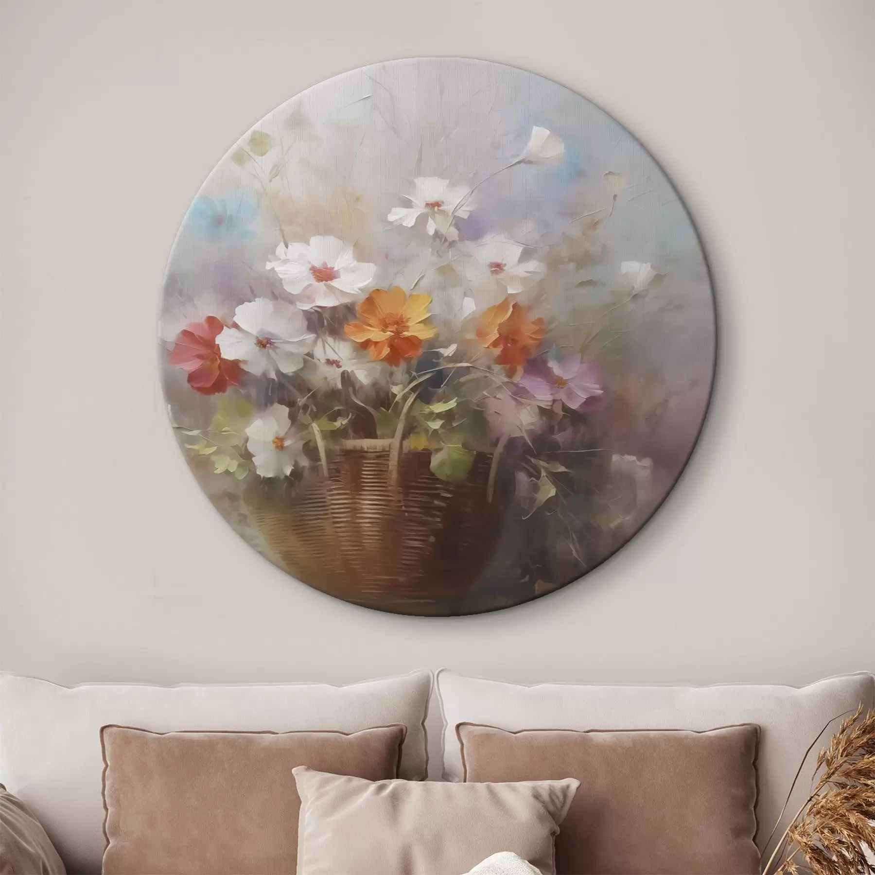  Schilderijen Wilde bloemen imitatieschilderij r42420