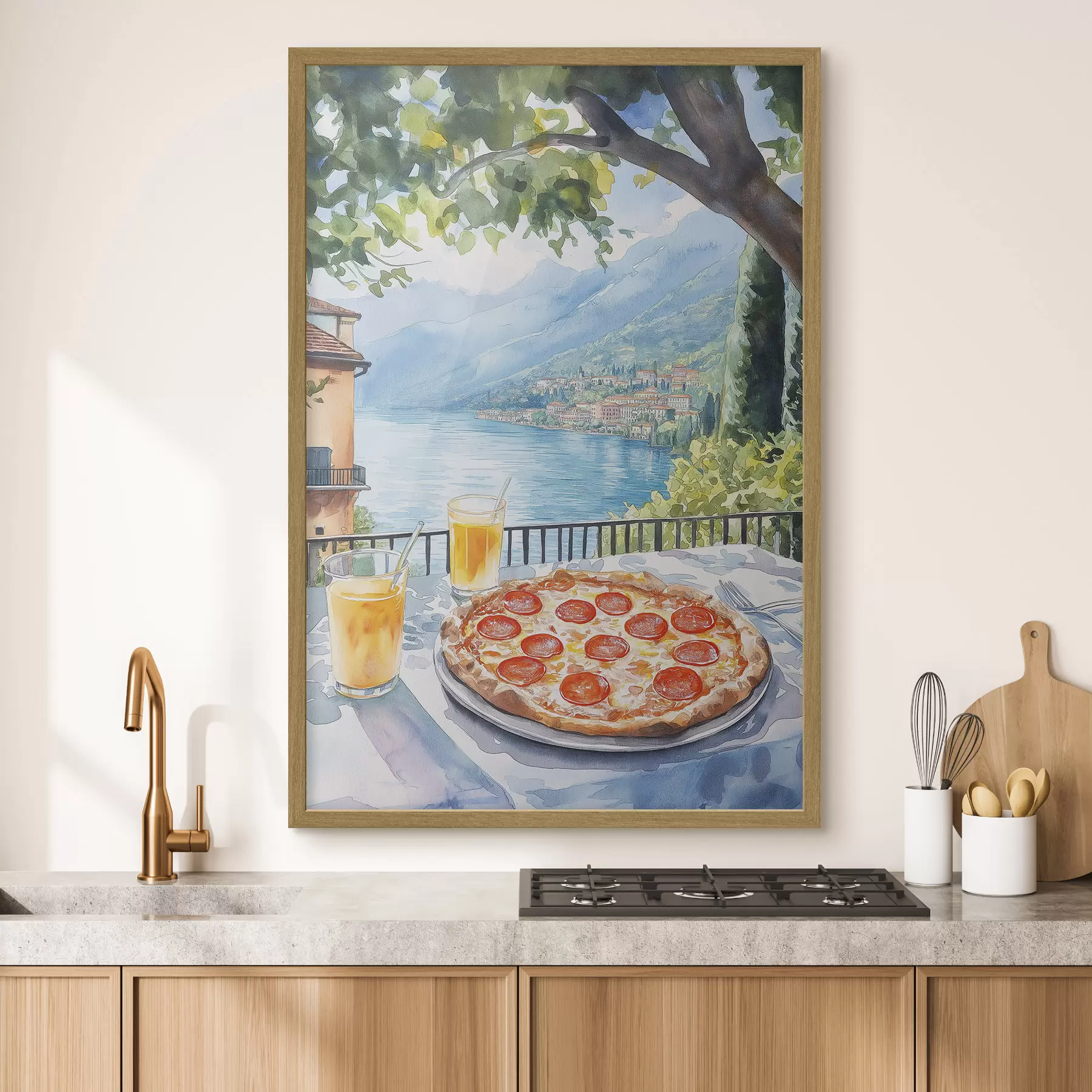 Fotobehang Meer en droom f42436