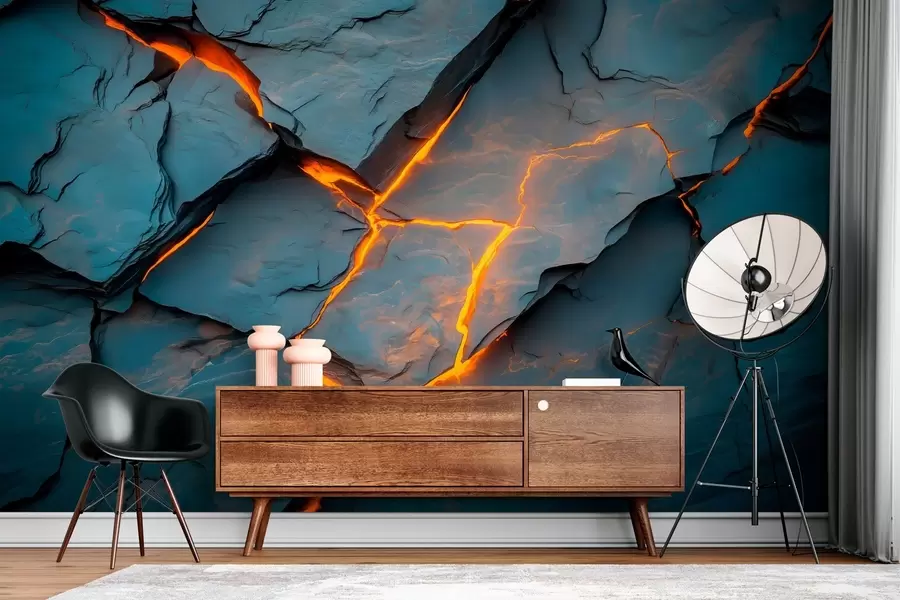 Fotobehang Vulkanisch gesteente w02761