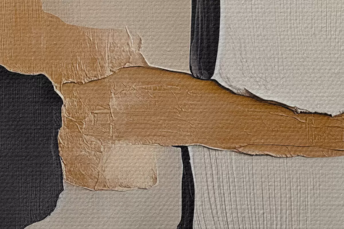 Ronde schilderijen Abstractie r42596