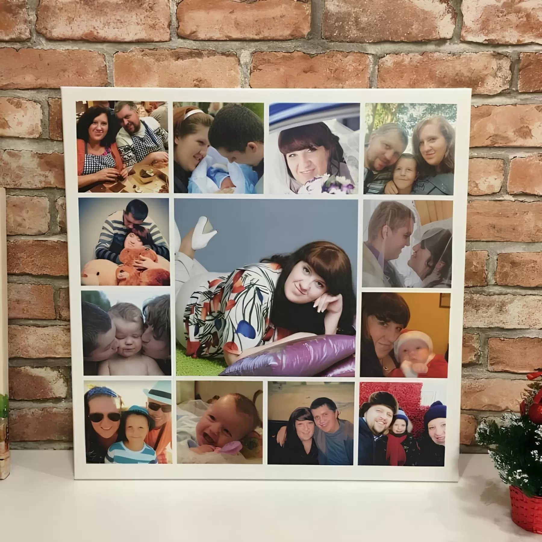  Schilderijen Fotocollage op canvas als een schilderij aan de muur s42671