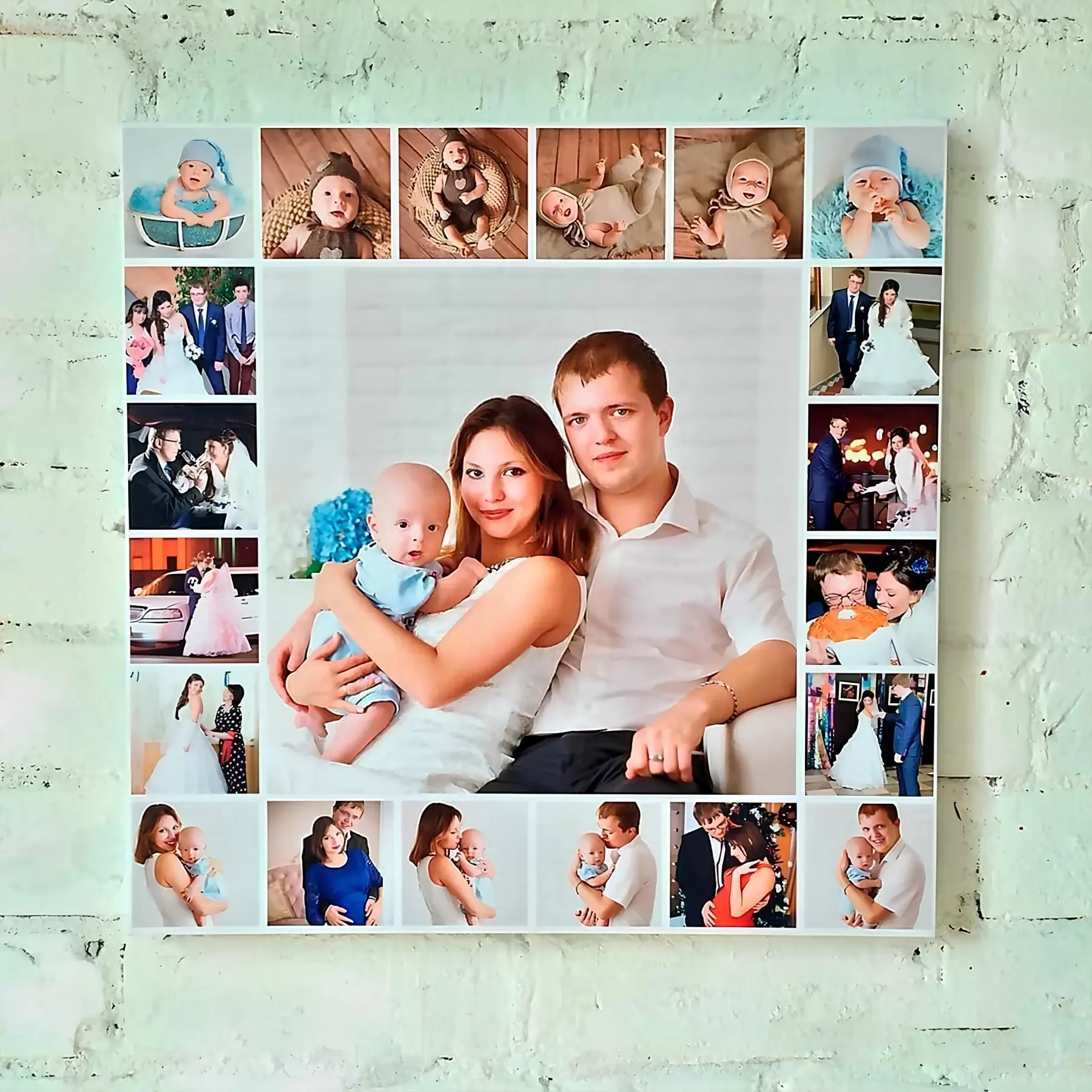  Schilderijen Unieke fotocollage op canvas van jouw foto’s s42672