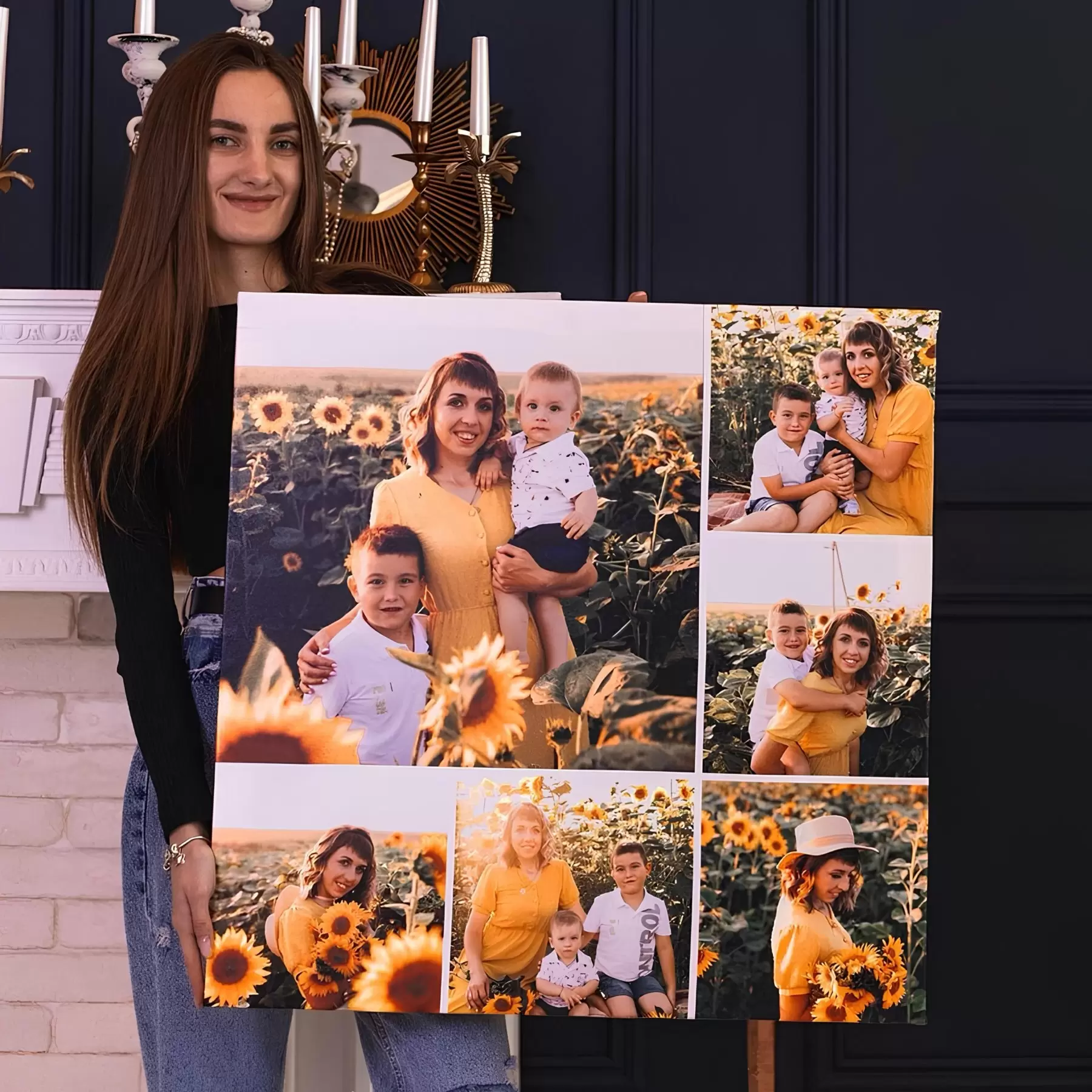  Schilderijen Maak een fotocollage op canvas van jouw foto s42679