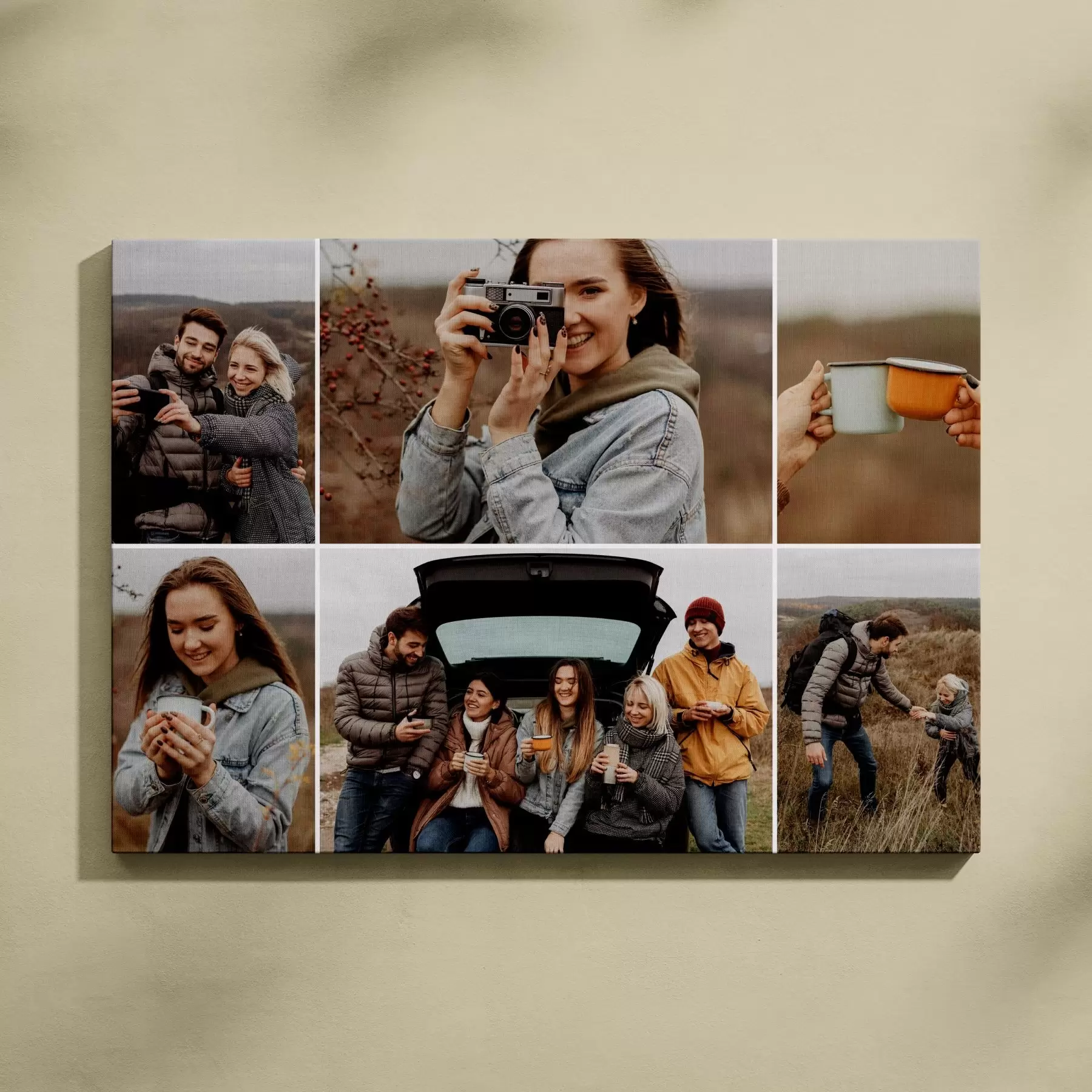  Schilderijen Unieke fotocollage op canvas van jouw foto’s s42690