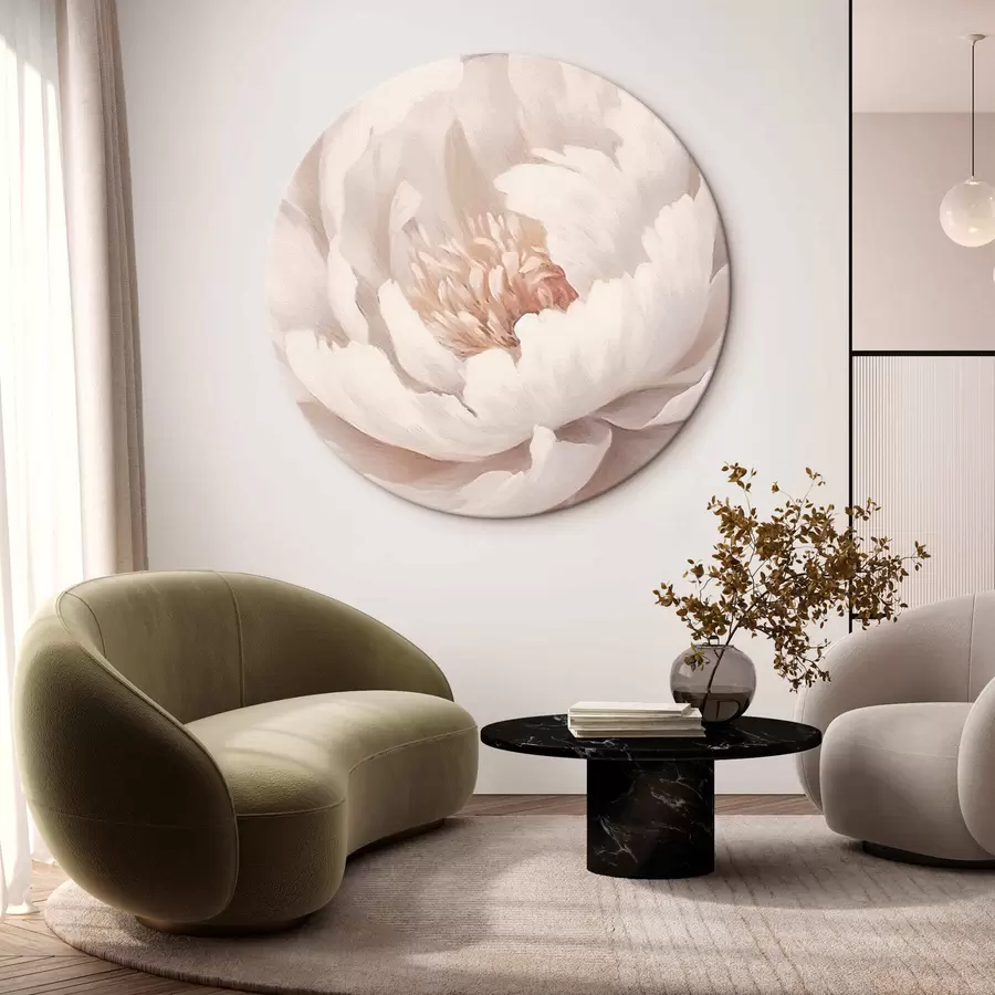  Schilderijen Grote witte pioen r42637