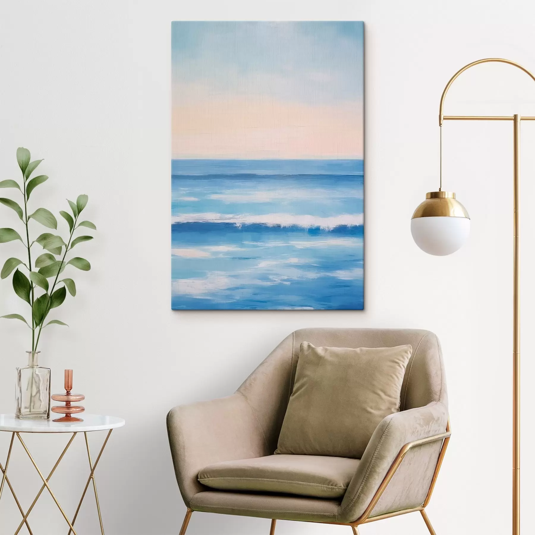  Schilderijen Minimalistisch zeegezicht s42649