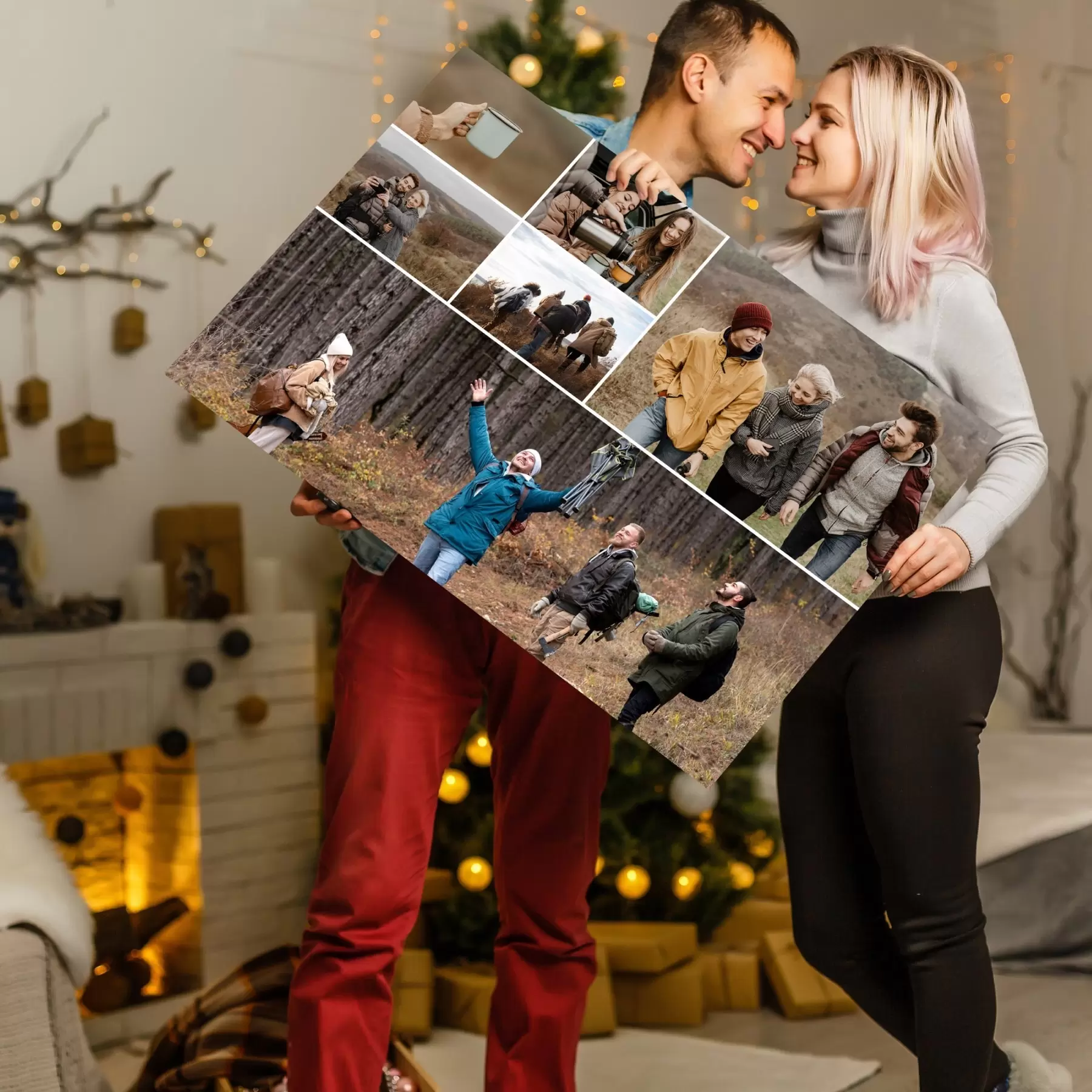  Schilderijen Unieke fotocollage op canvas van jouw foto’s s42806