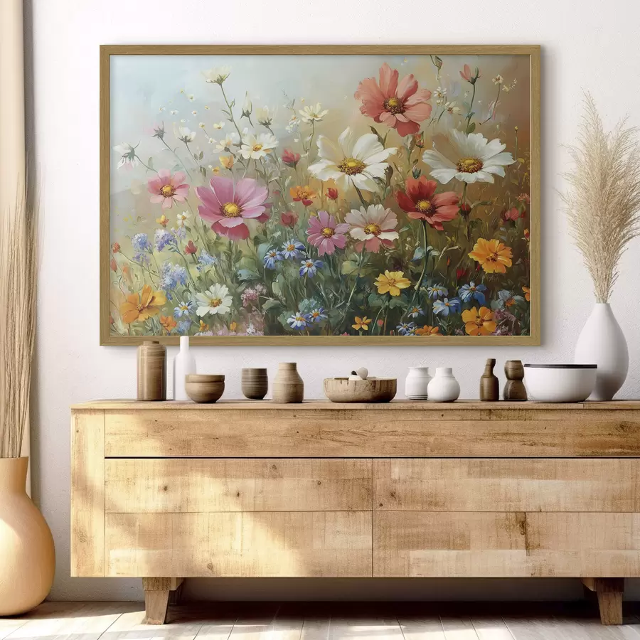 Fotobehang Heldere wilde bloemen f42852
