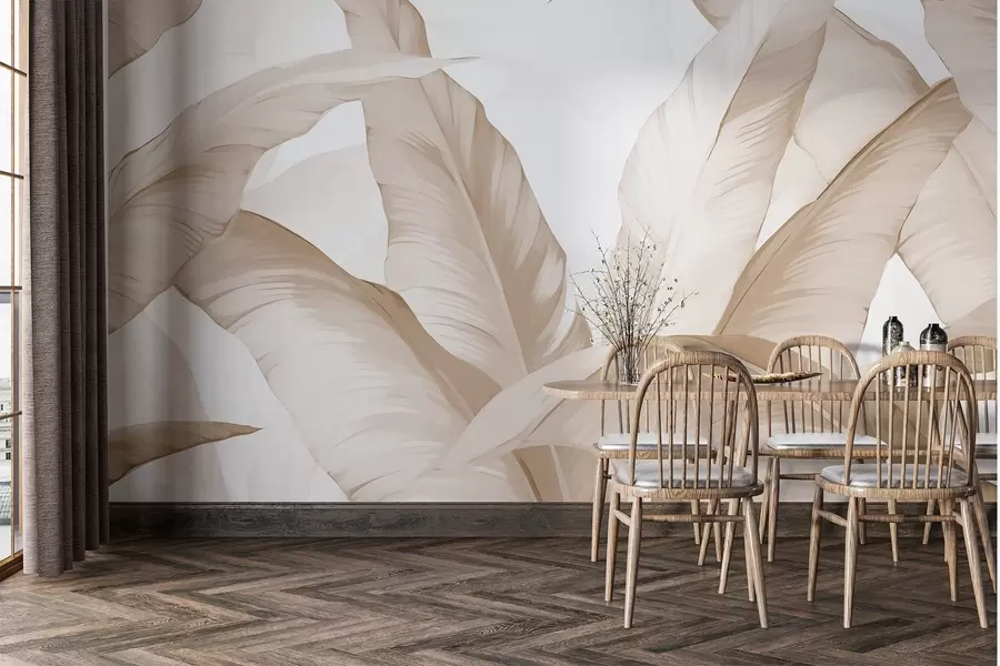 Fotobehang Bananenbladeren w02999v2