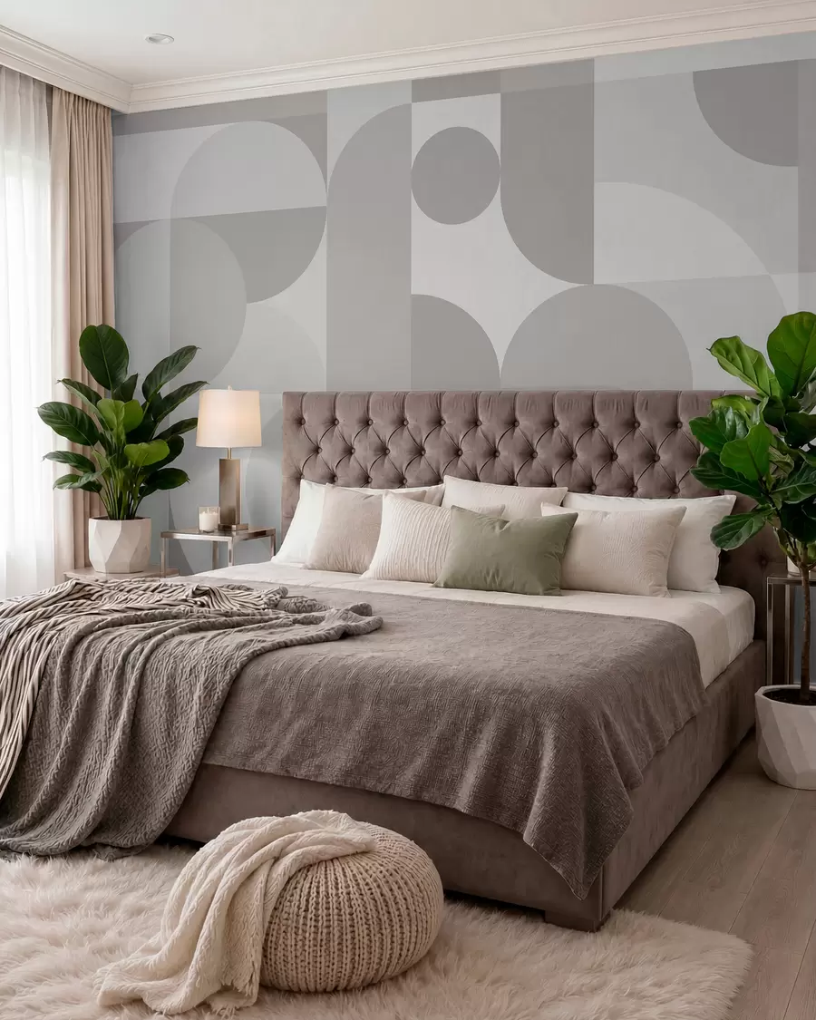 Fotobehang Stijlvolle geometrietrend w03058v1