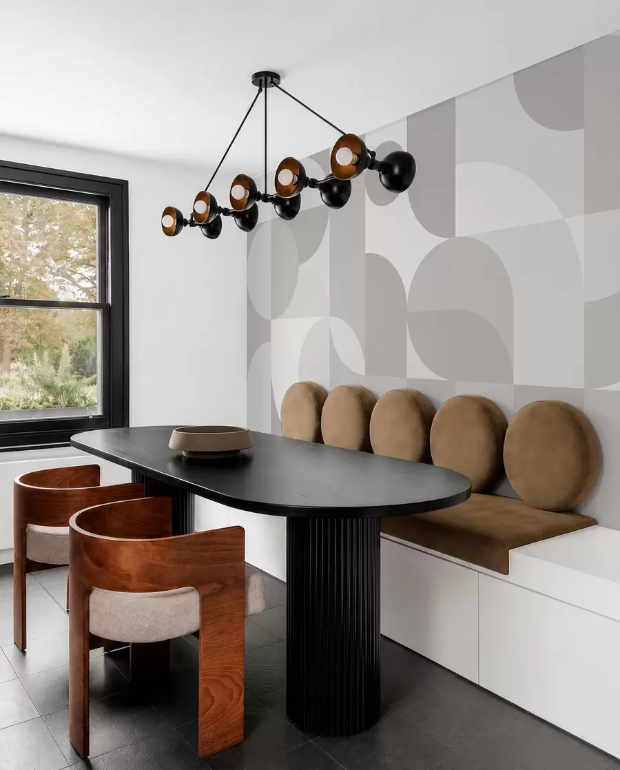 Fotobehang Stijlvolle geometrietrend w03058v1