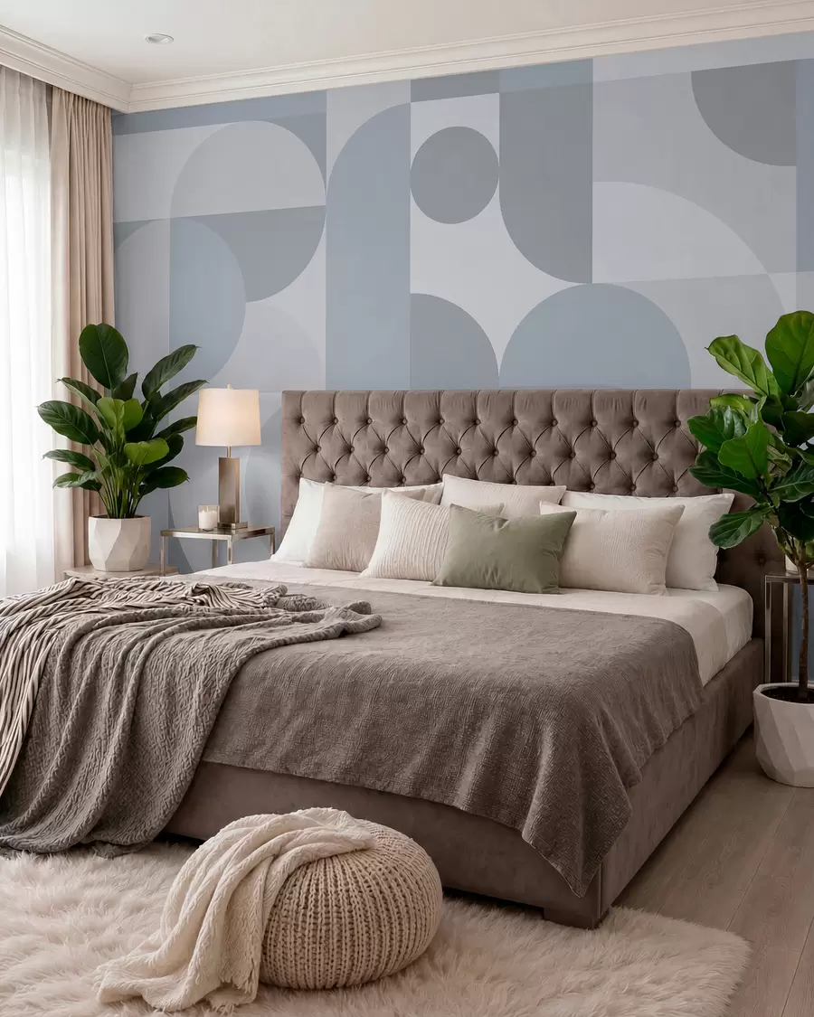 Fotobehang Stijlvolle geometrietrend w03058v3