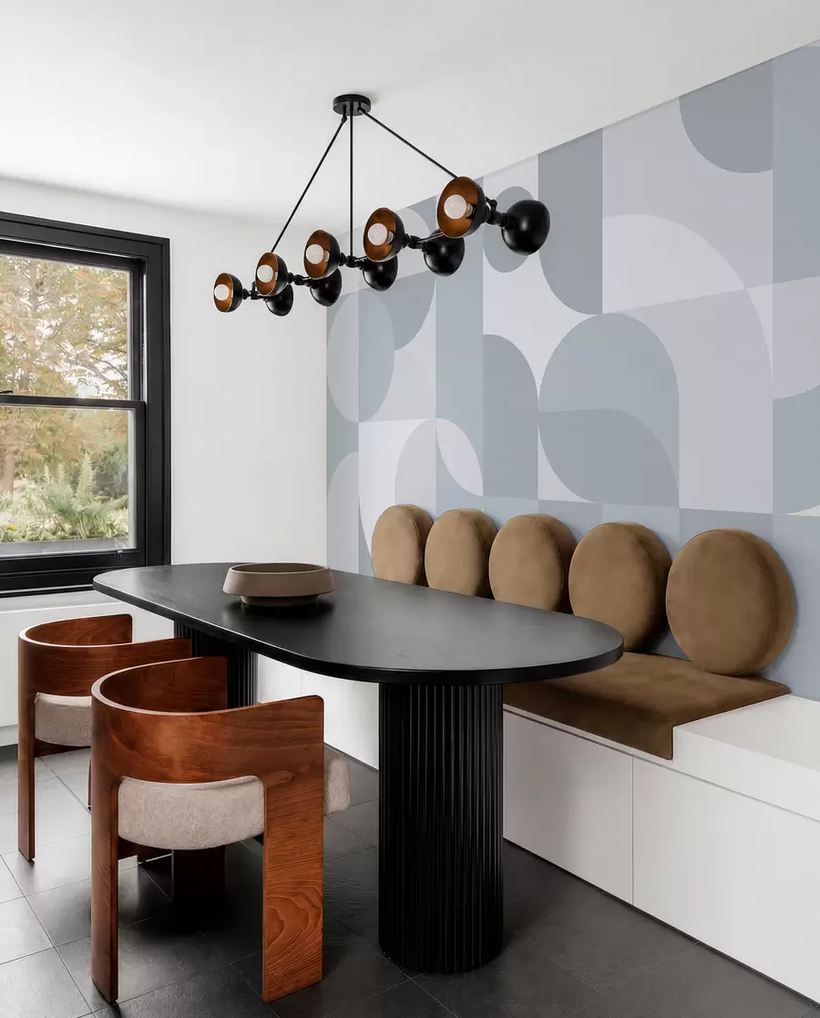 Fotobehang Stijlvolle geometrietrend w03058v3