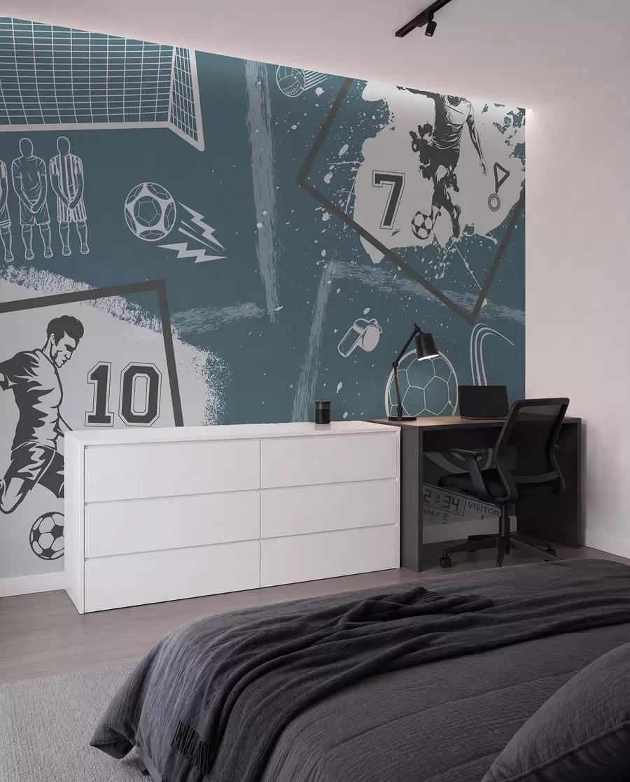 Fotobehang Voetbalschetsen w03122