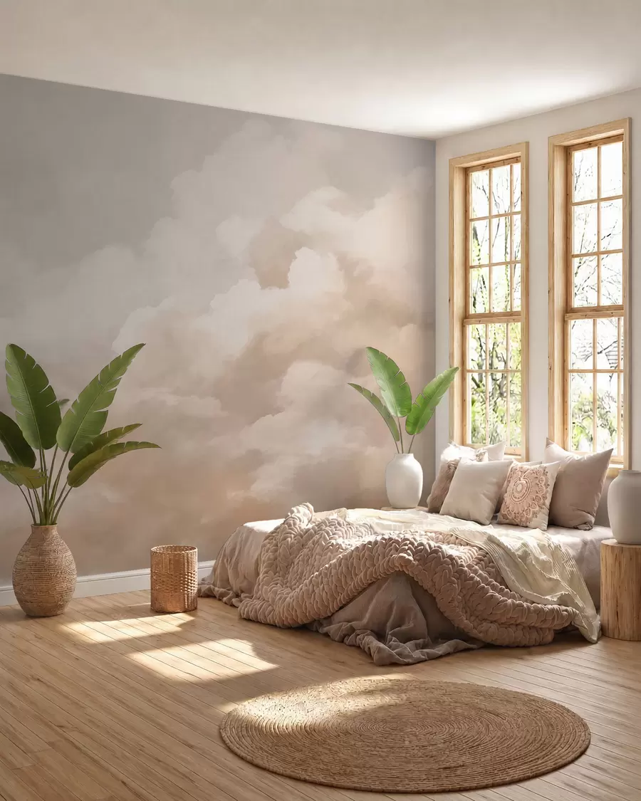 Fotobehang Wolken w03136