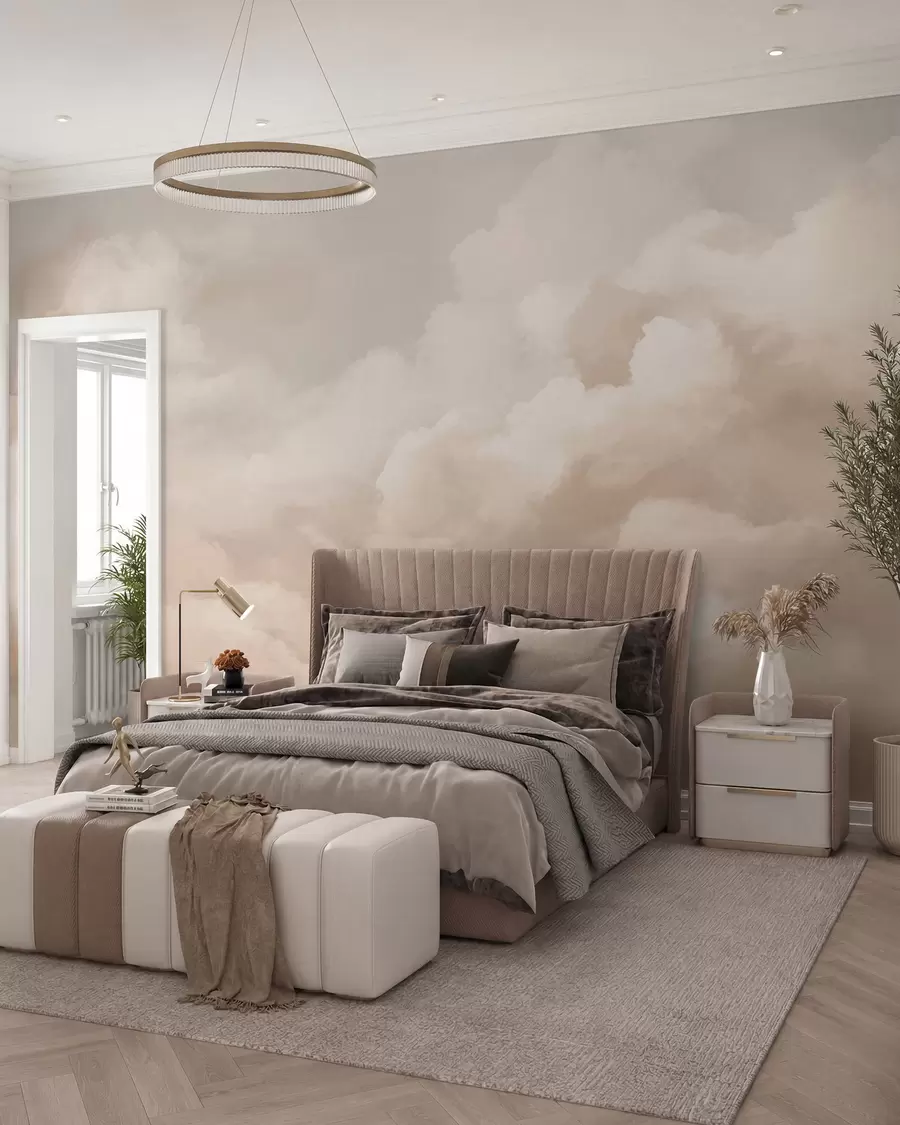 Fotobehang Wolken w03136