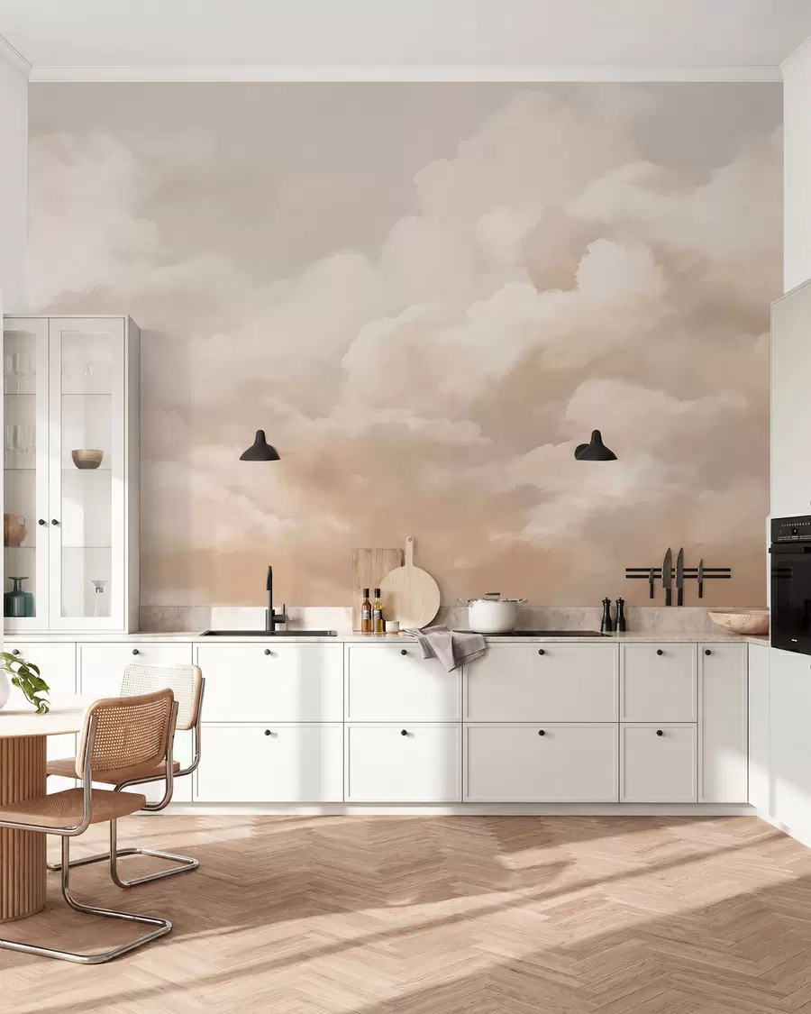 Fotobehang Wolken w03136