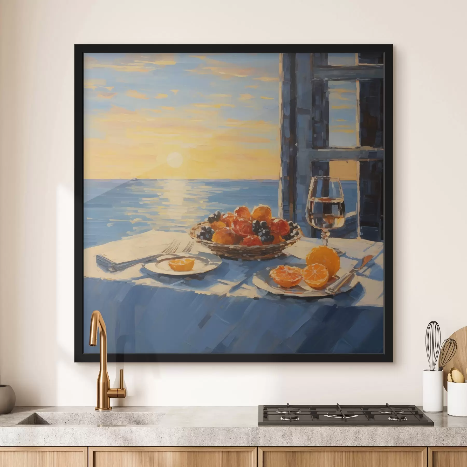 Fotobehang Smaak Zonsopgang f43141