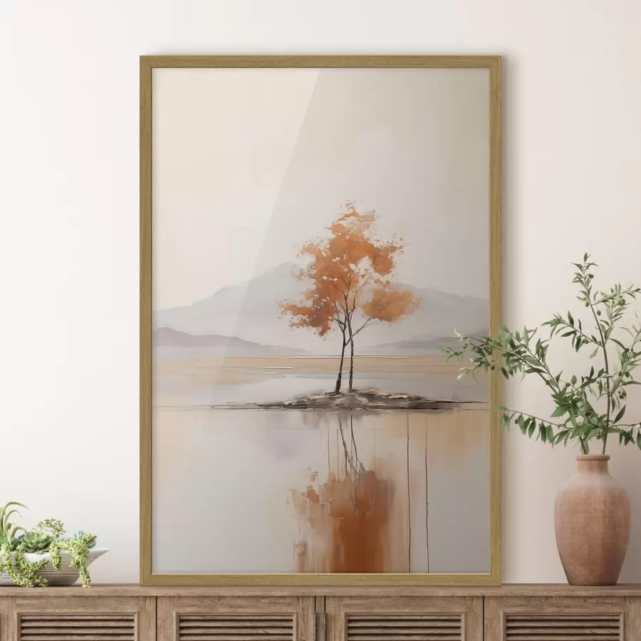 Fotobehang Eiland van de Herfst f43147