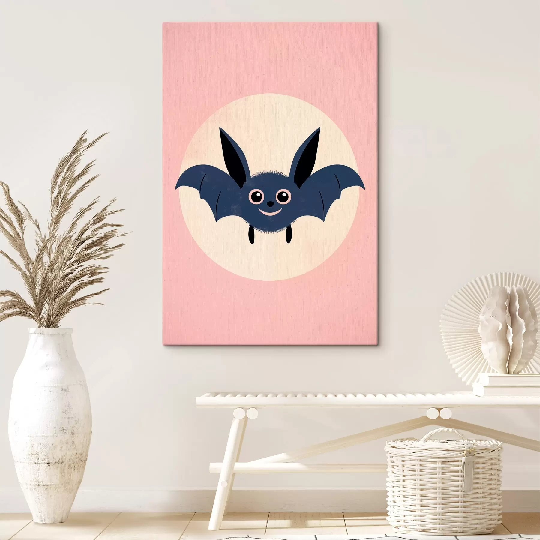  Schilderijen Maanverlichte vleermuis s43151