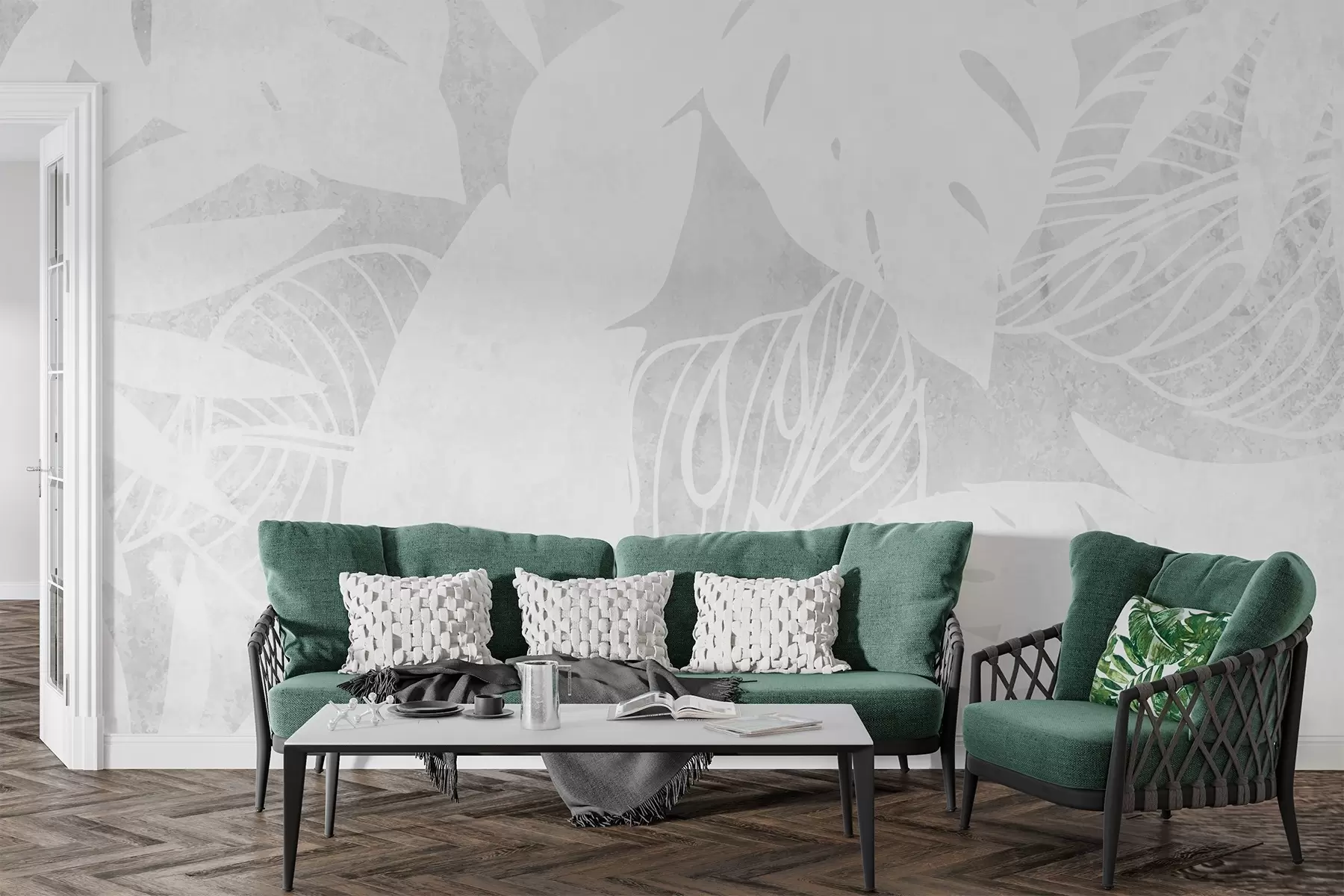 Fotobehang Abstract bloemenpatroon w03270